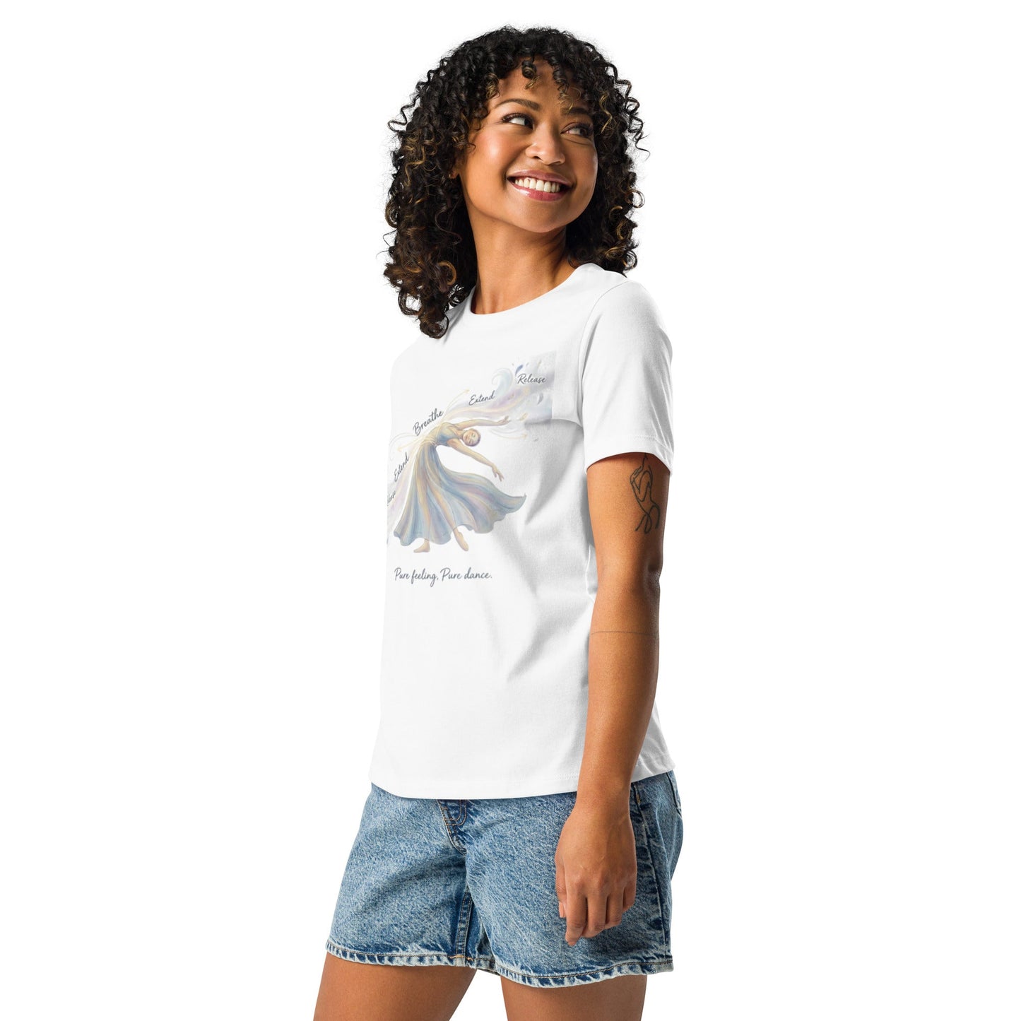 Power of Motion 26 Tshirt Capsule - Breathe Release Extend Lyrical Contemporary Women's T-Shirt