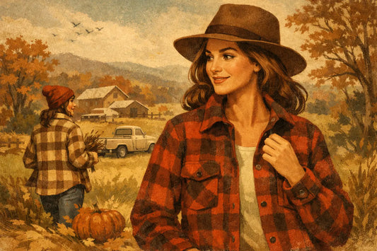 Women's Flannel Shirt Jackets, Styled for Fall