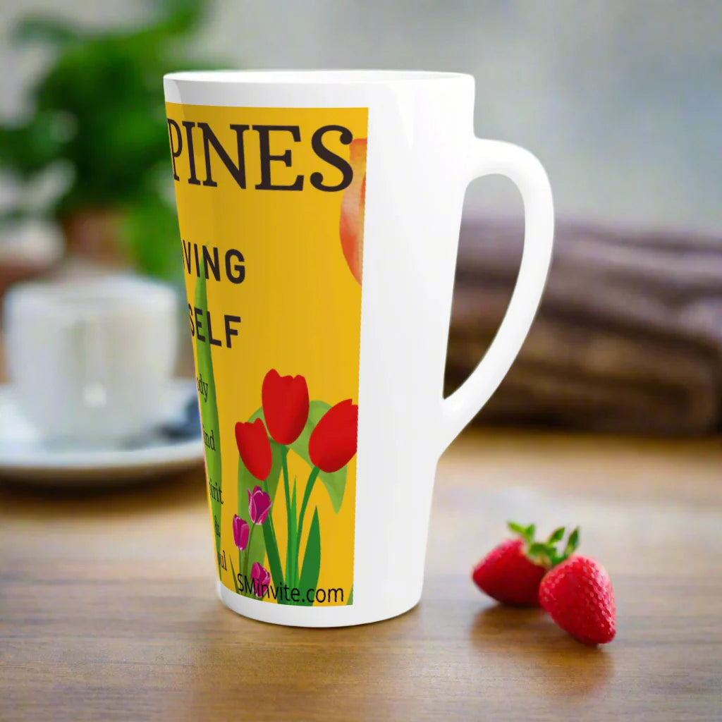 White Latte 17oz Ceramic Mug