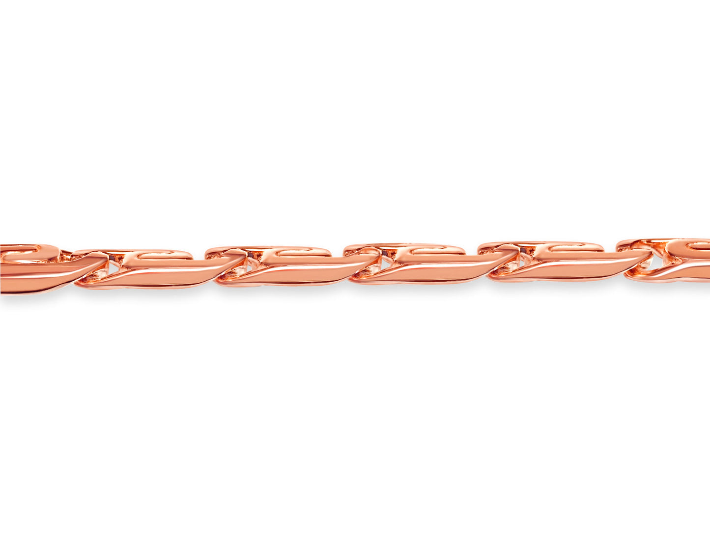 Tiger Eye Solid White/Yellow/Rose Gold Handmade Bracelet , 15mm, 6.5-10 Inch