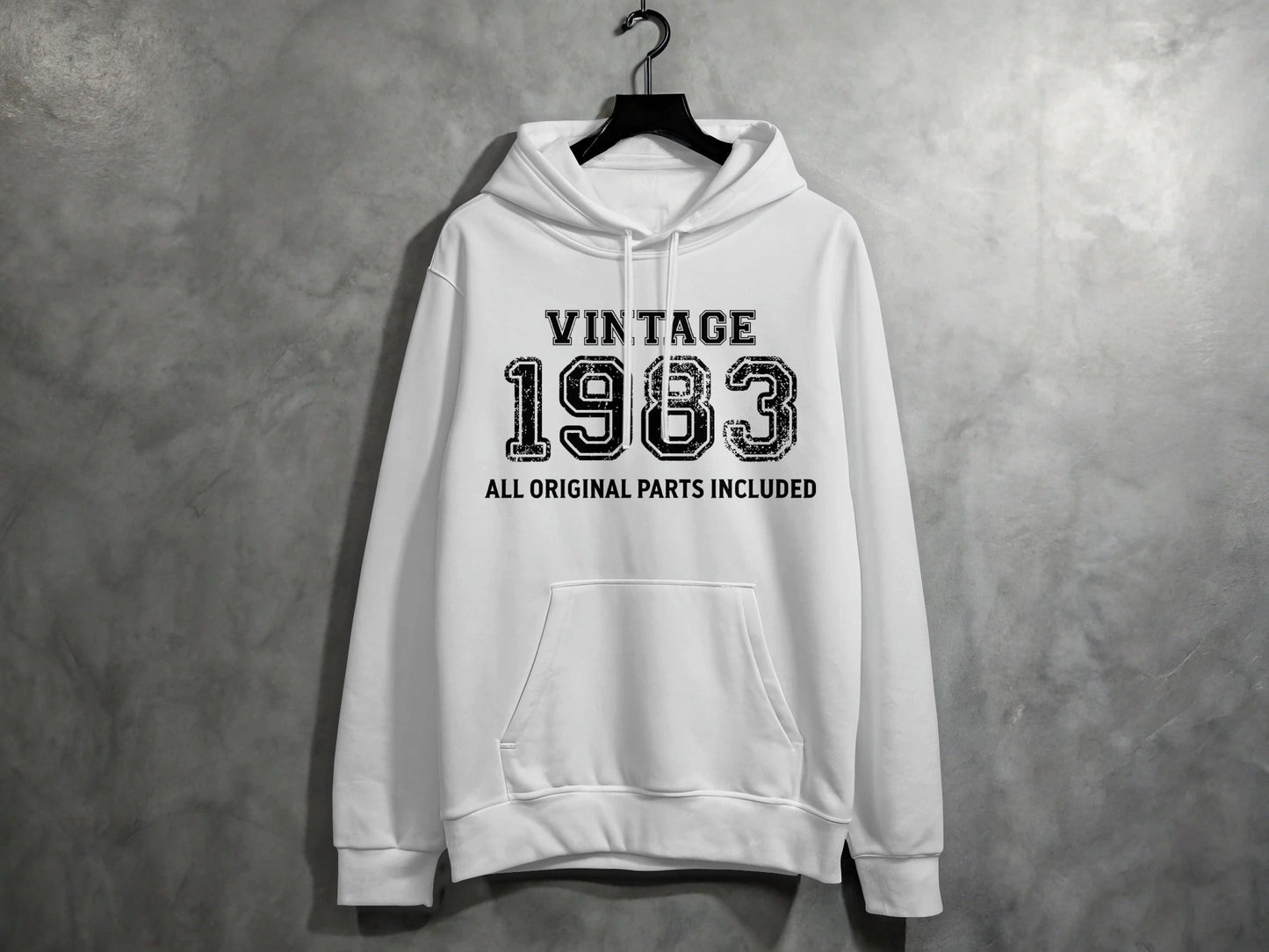 Vintage 1983 All Original Parts Included Birthday Gift Hoodie