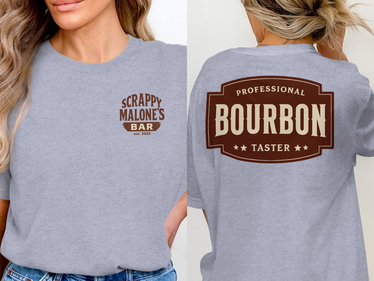 Professional Bourbon Taster Funny Alcohol Design T-Shirt