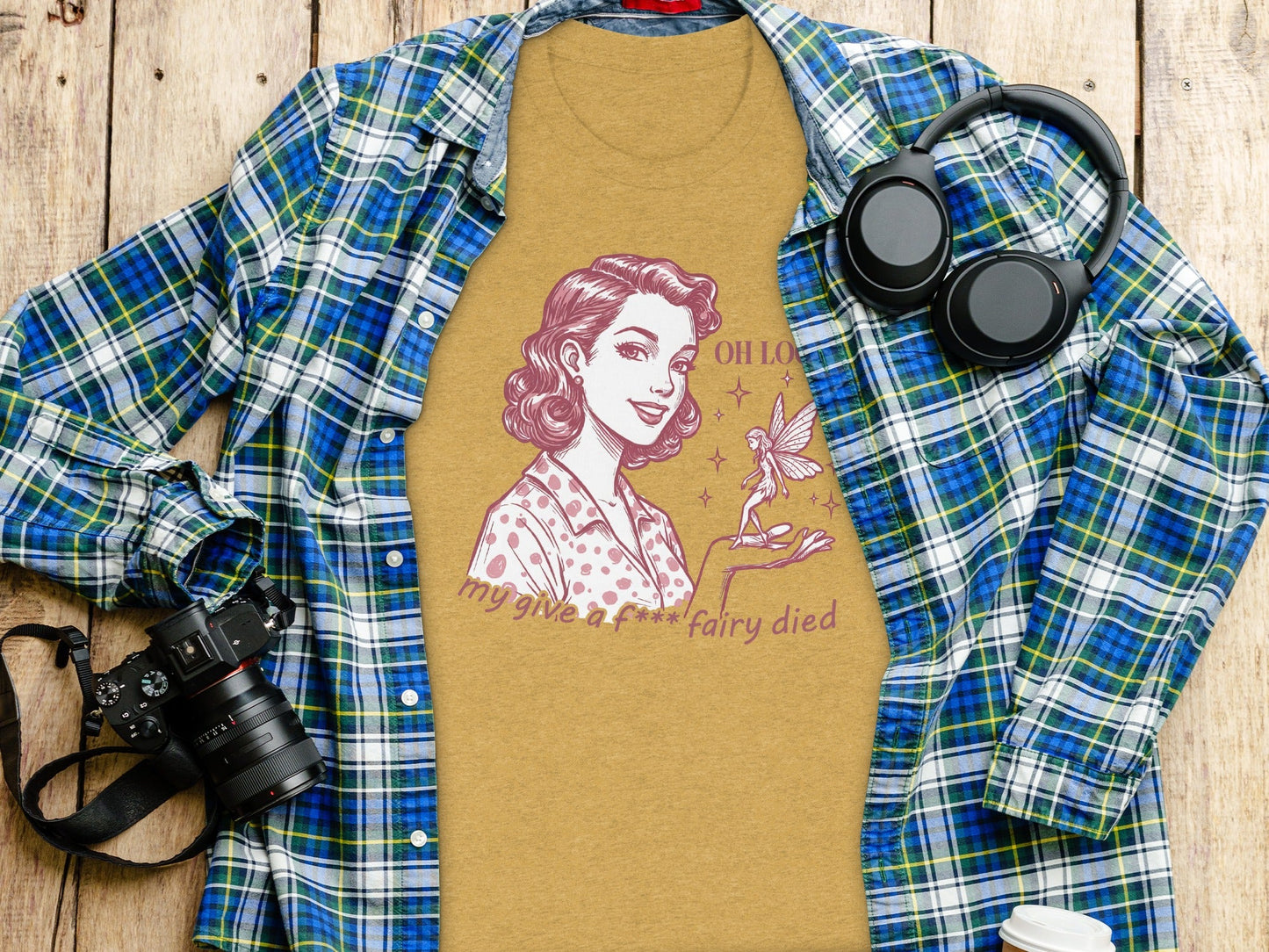 My Give A F Fairy Died Funny Attitude Graphic T-Shirt
