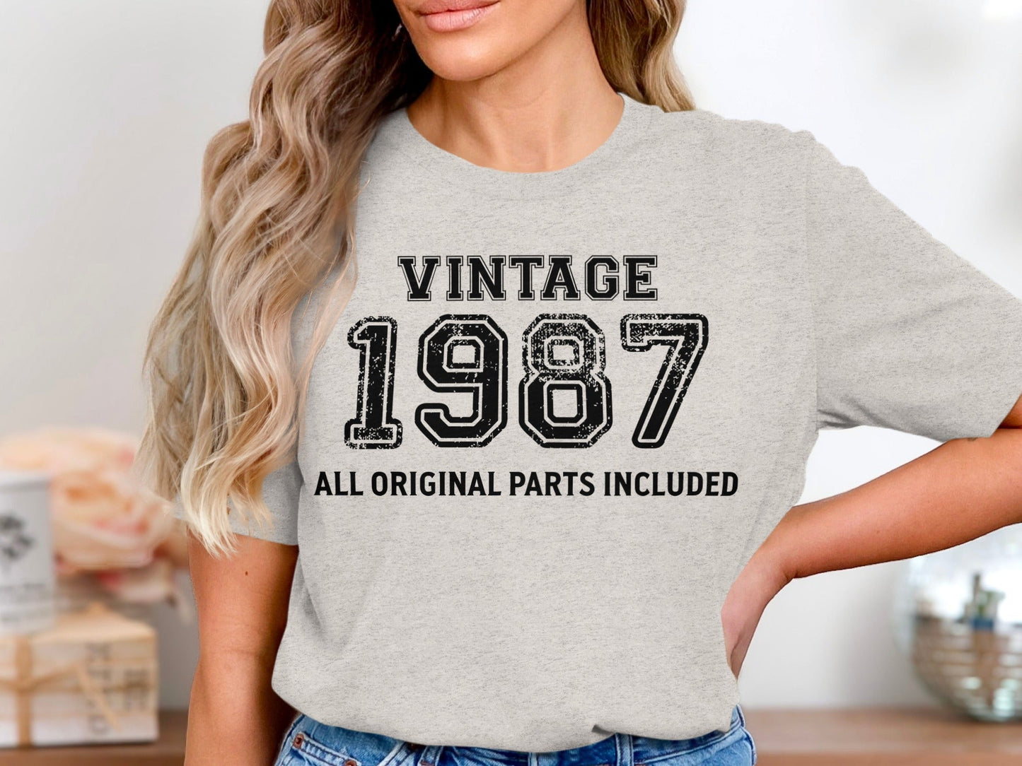 Vintage 1987 All Original Parts Included Birthday T-Shirt