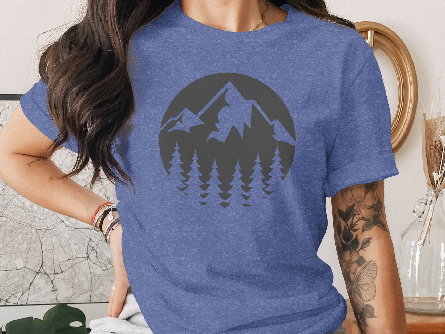 Nature Landscape Adventure Outdoor Graphic Design T-Shirt