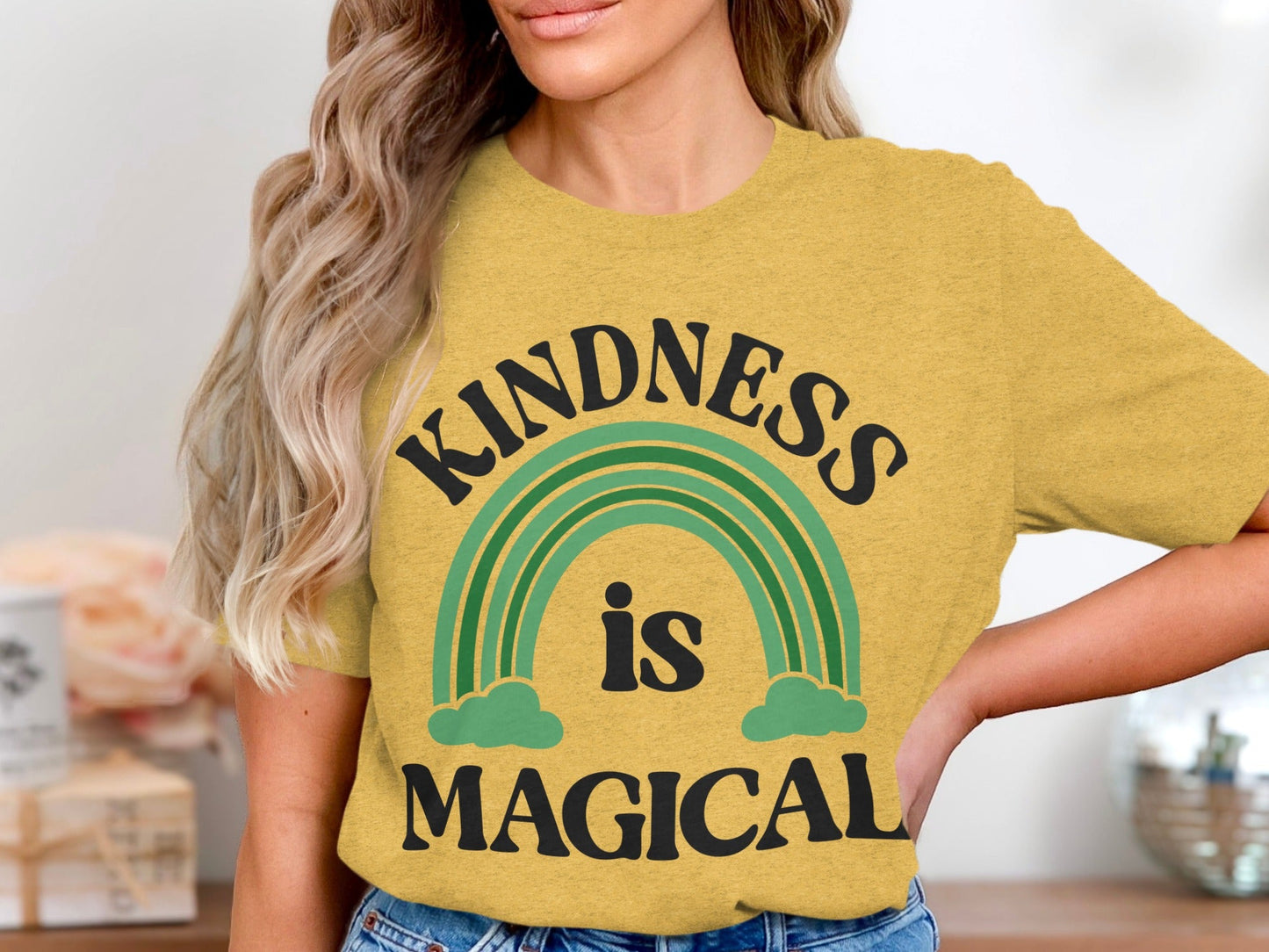 Kindness Is Magical Statement Fashion Graphic T-Shirt
