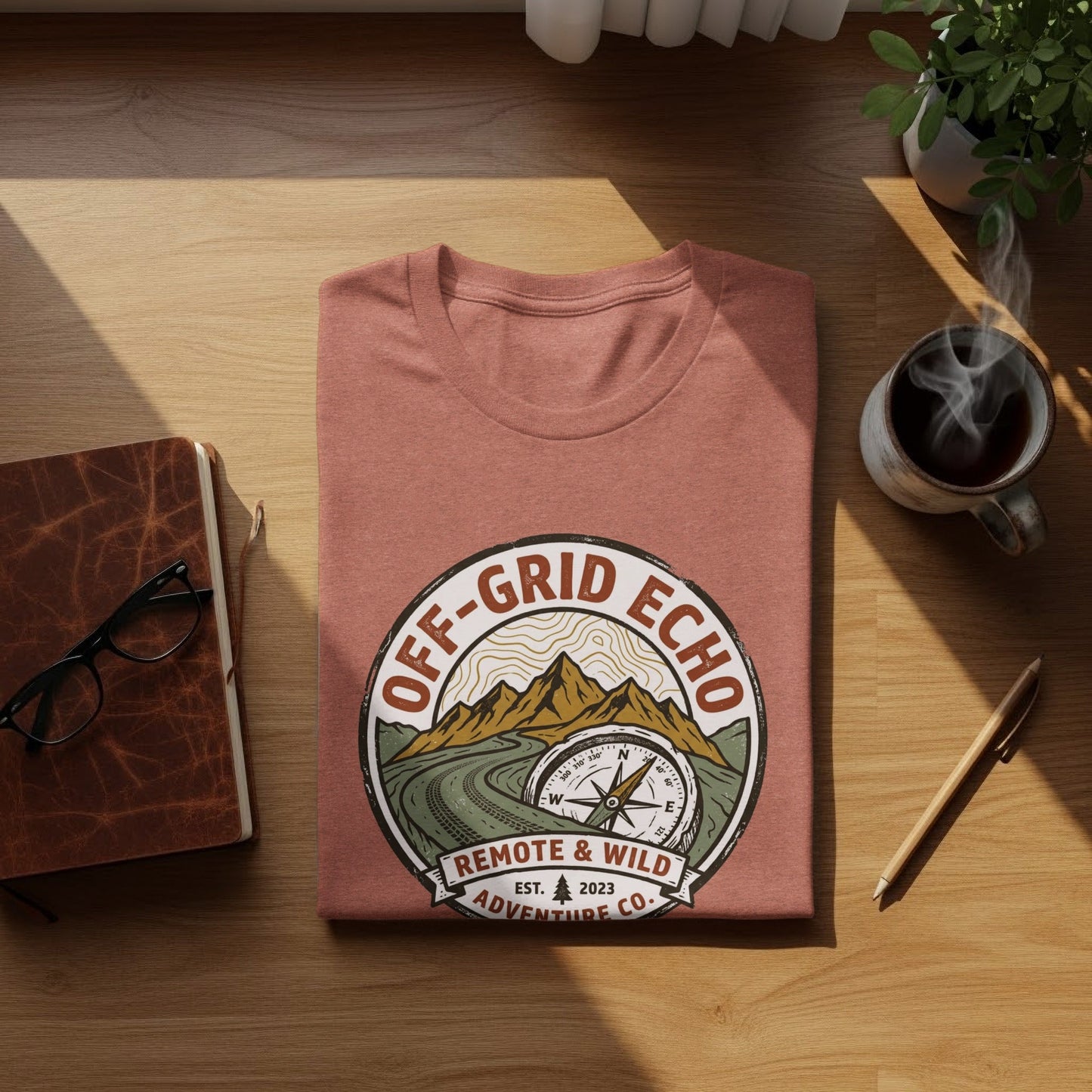 Off-Grid Echo Explorer: The Explorer's Adventure Tee