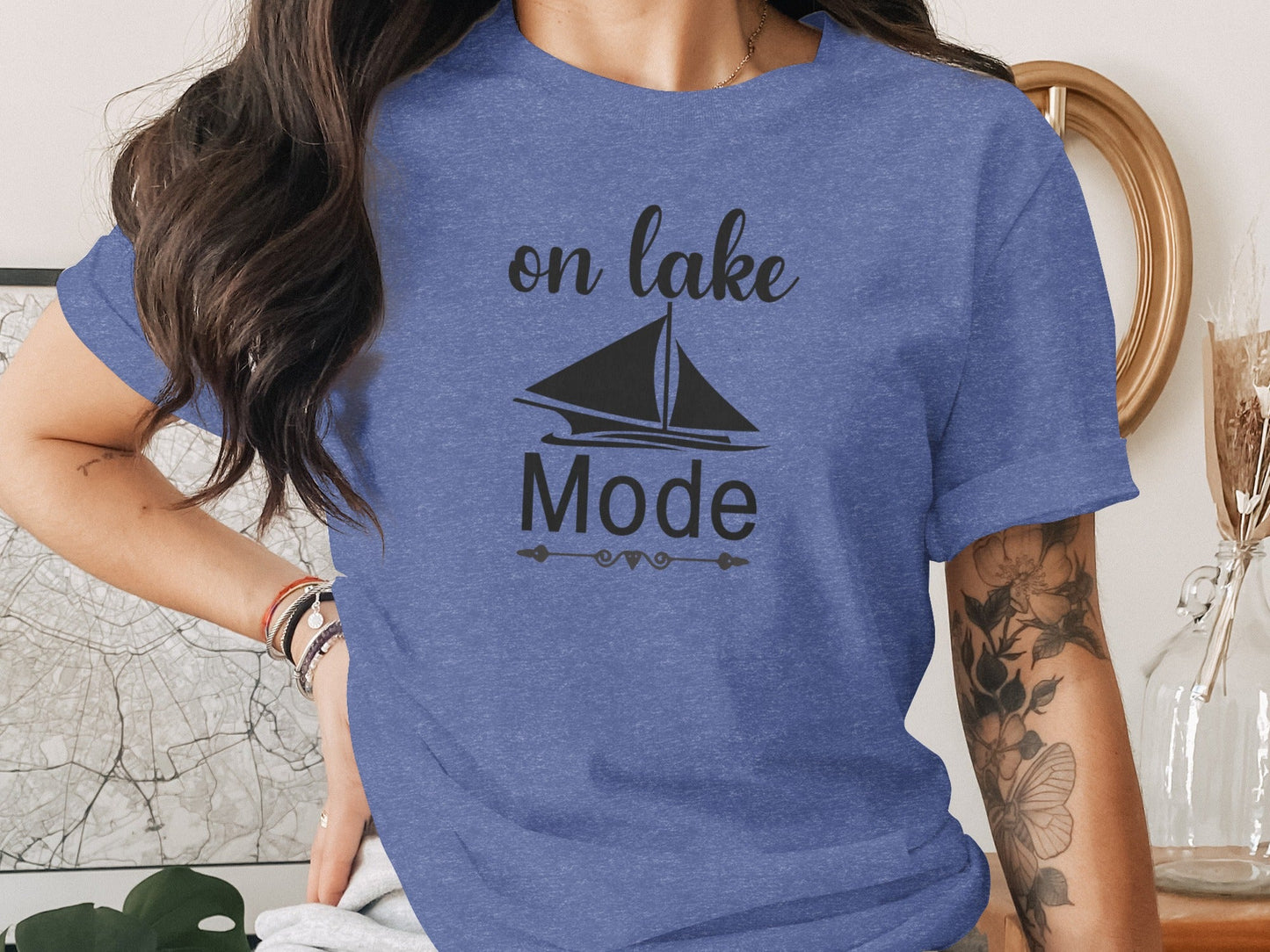 On Lake Mode Boat Vacation Summer Holiday Trip T-Shirt