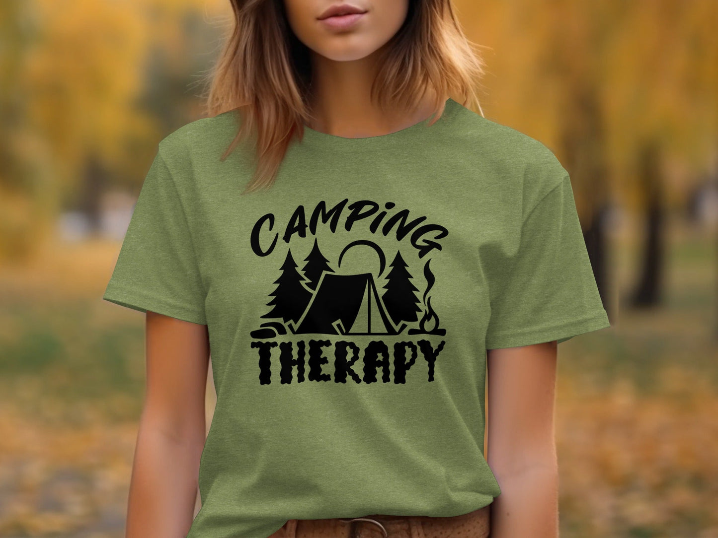 Camping Therapy Nature Adventure Outdoor Camping T-Shirt
