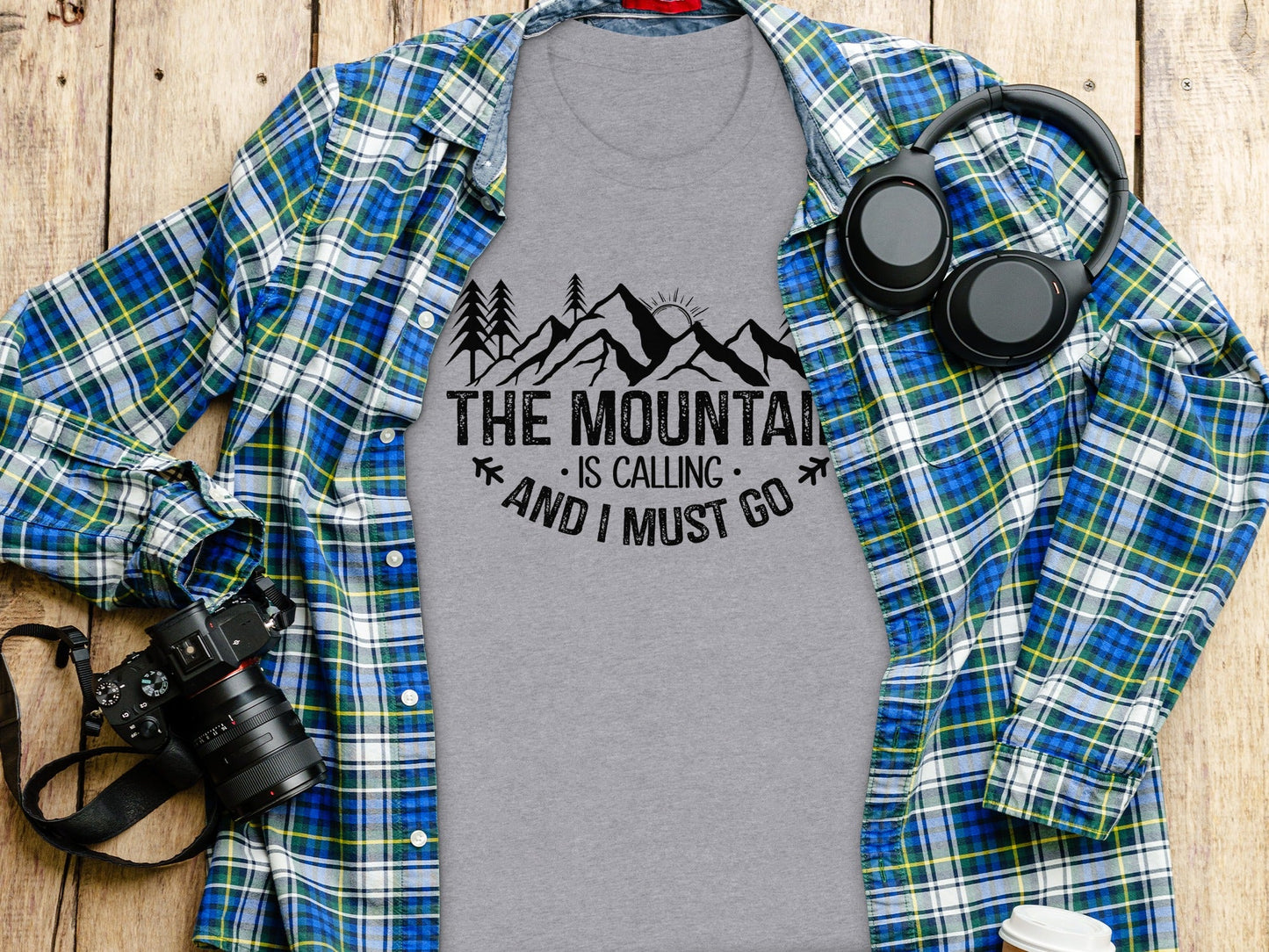 The Mountain Is Calling And I Must Go Great Outdoors T-Shirt