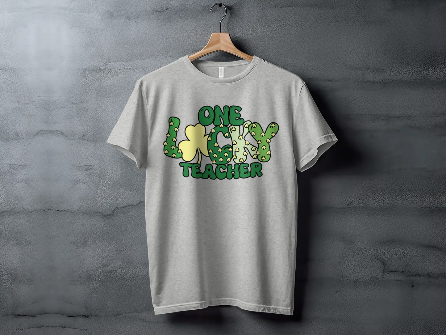 One Lucky Teacher Saint Patricks Day Cute Graphic T-Shirt