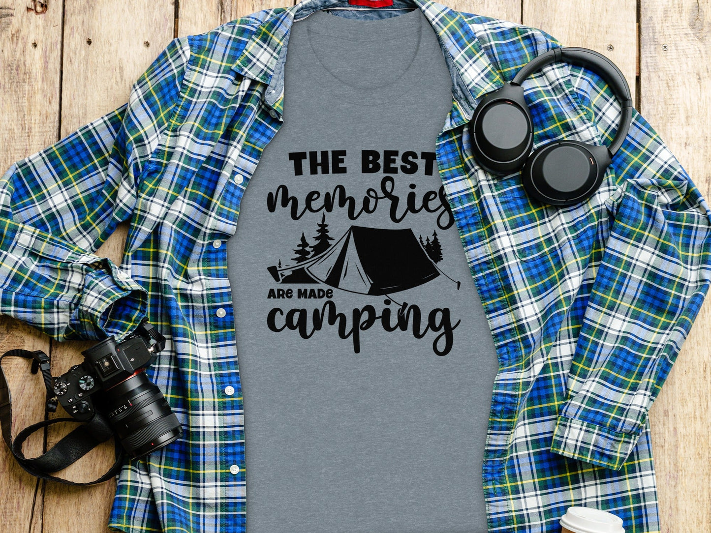 The Best Memories Are Made Camping Outdoors T-Shirt