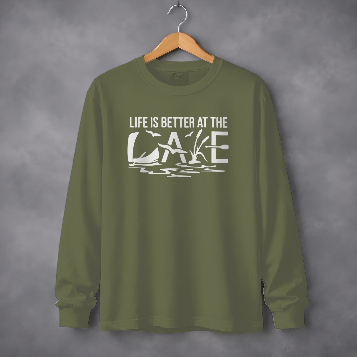Life is Better at the Lake Outdoors Recreation Long Sleeve T-Shirt