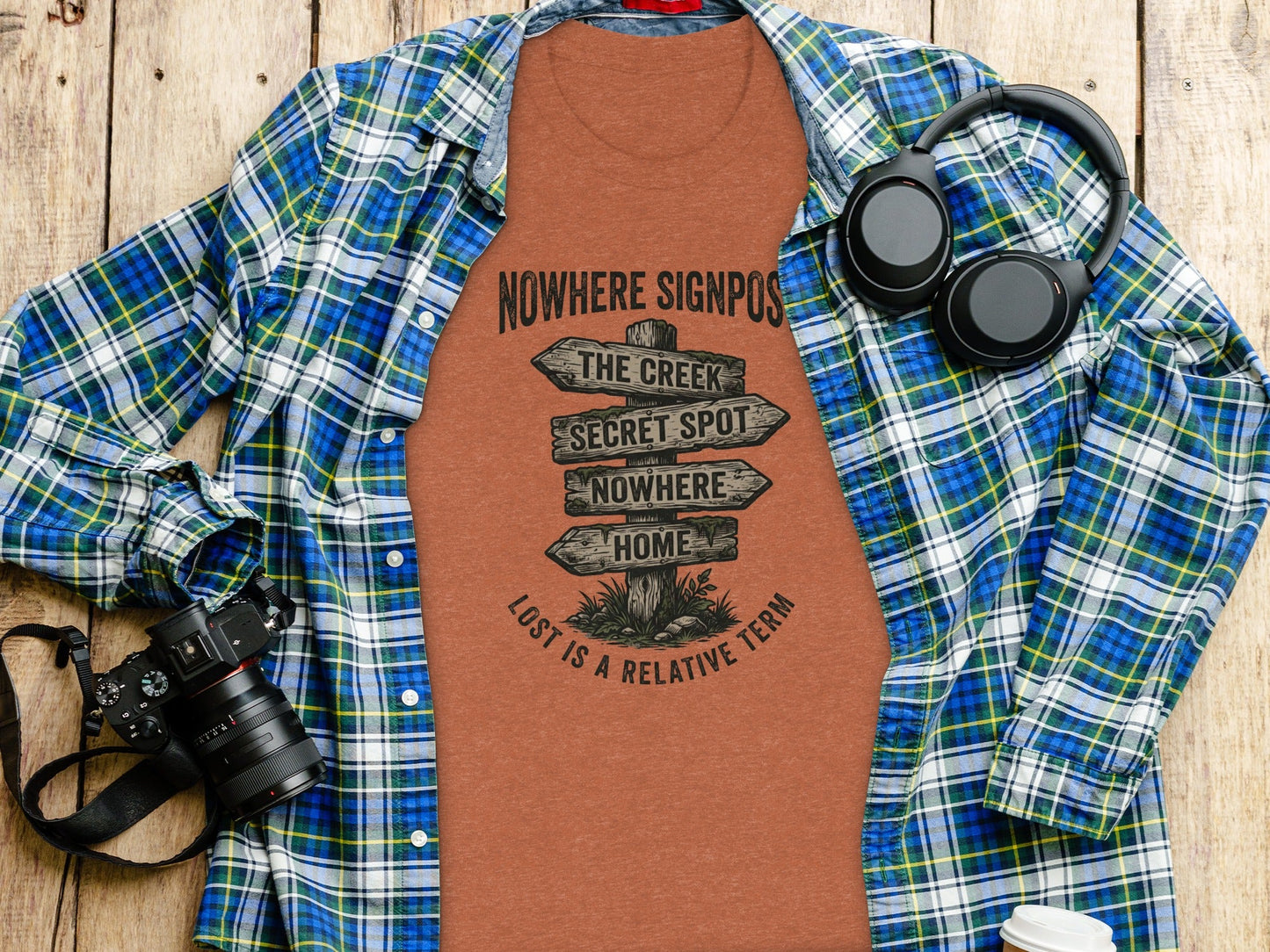 Nowhere Signpost Adventure: Backcountry Outpost Shirt