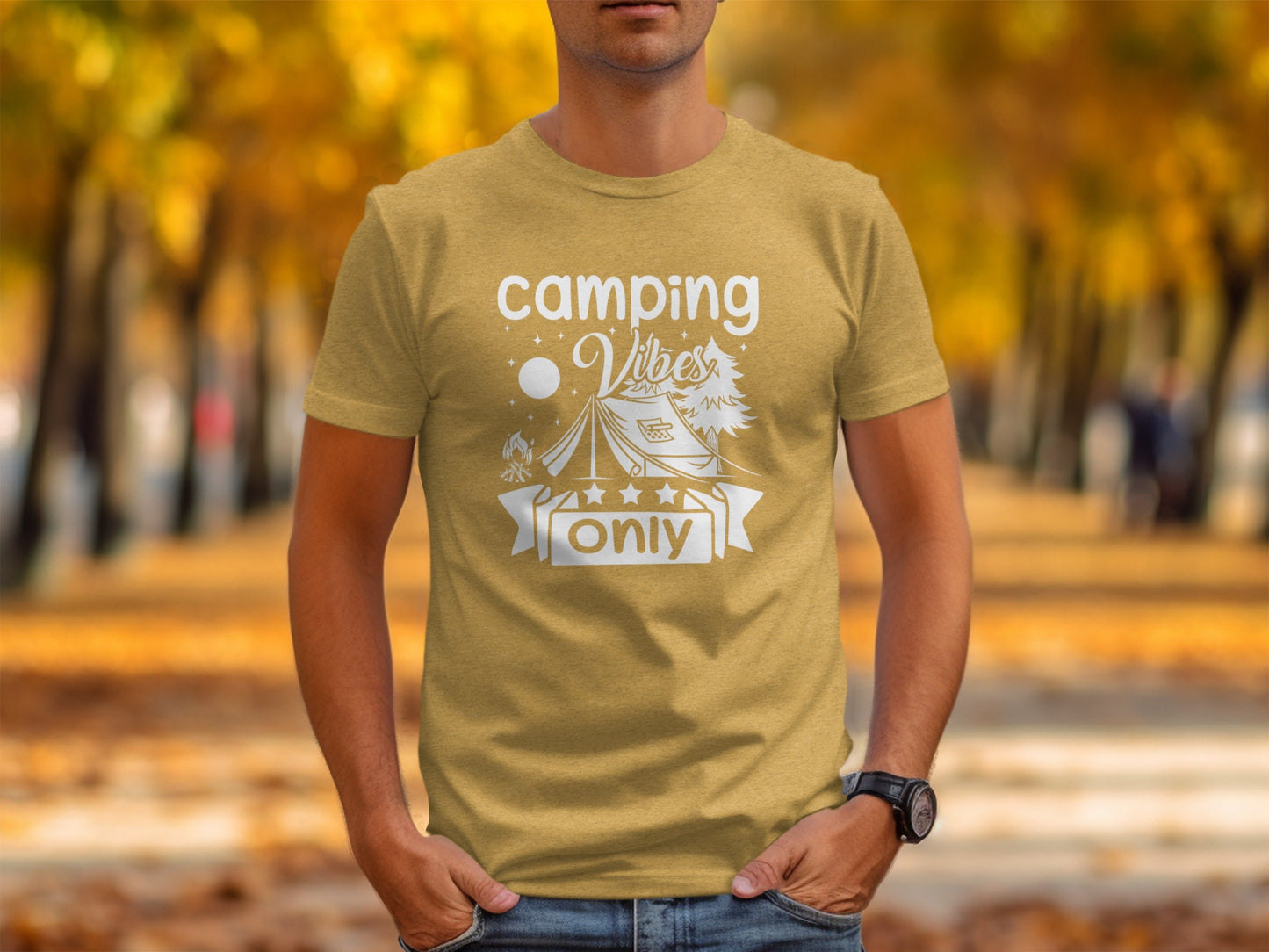 Camping Vibes Only Night Under the Stars T-Shirt