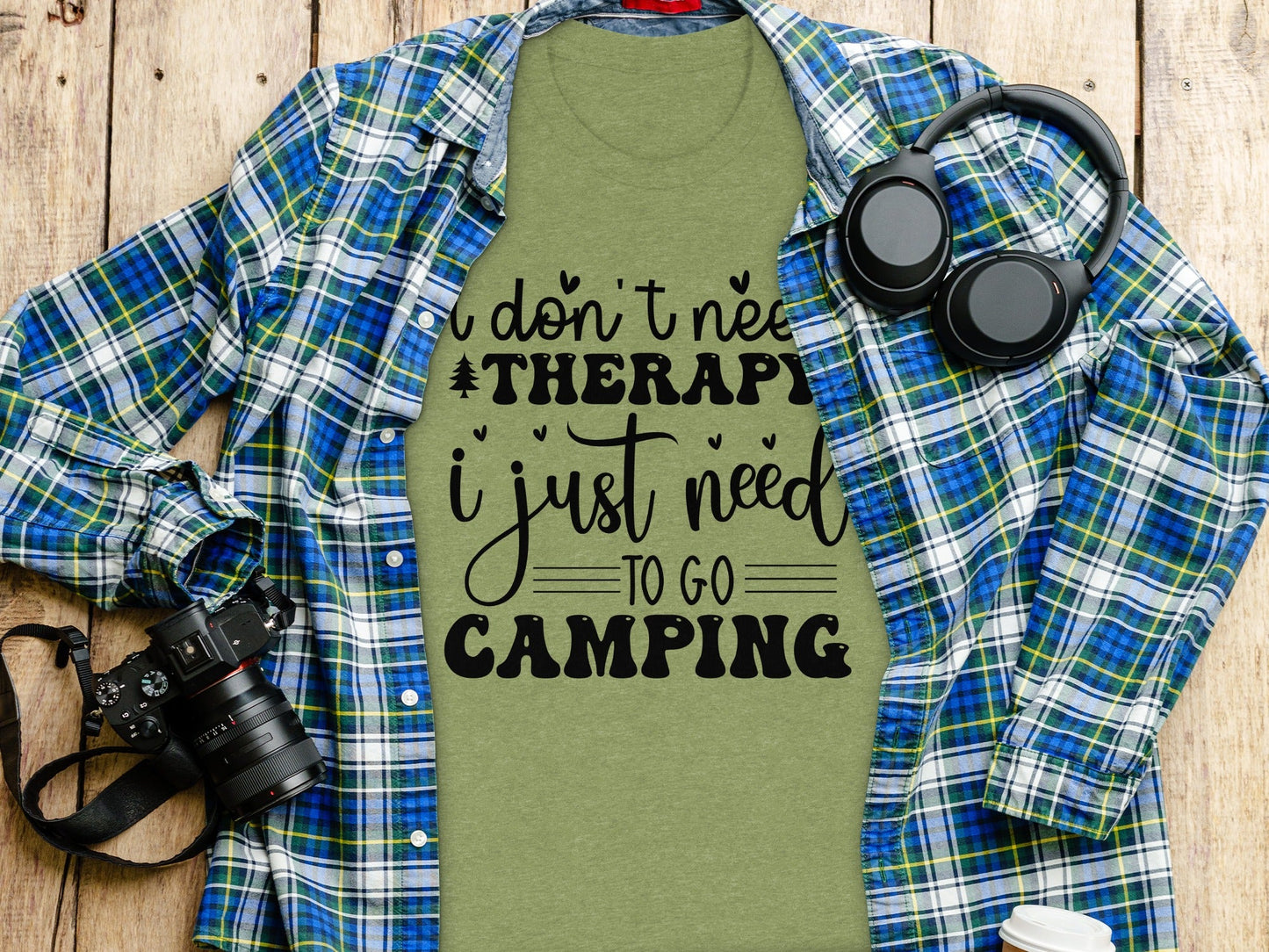 I Don't Need Therapy Just Camping Adventure T-Shirt