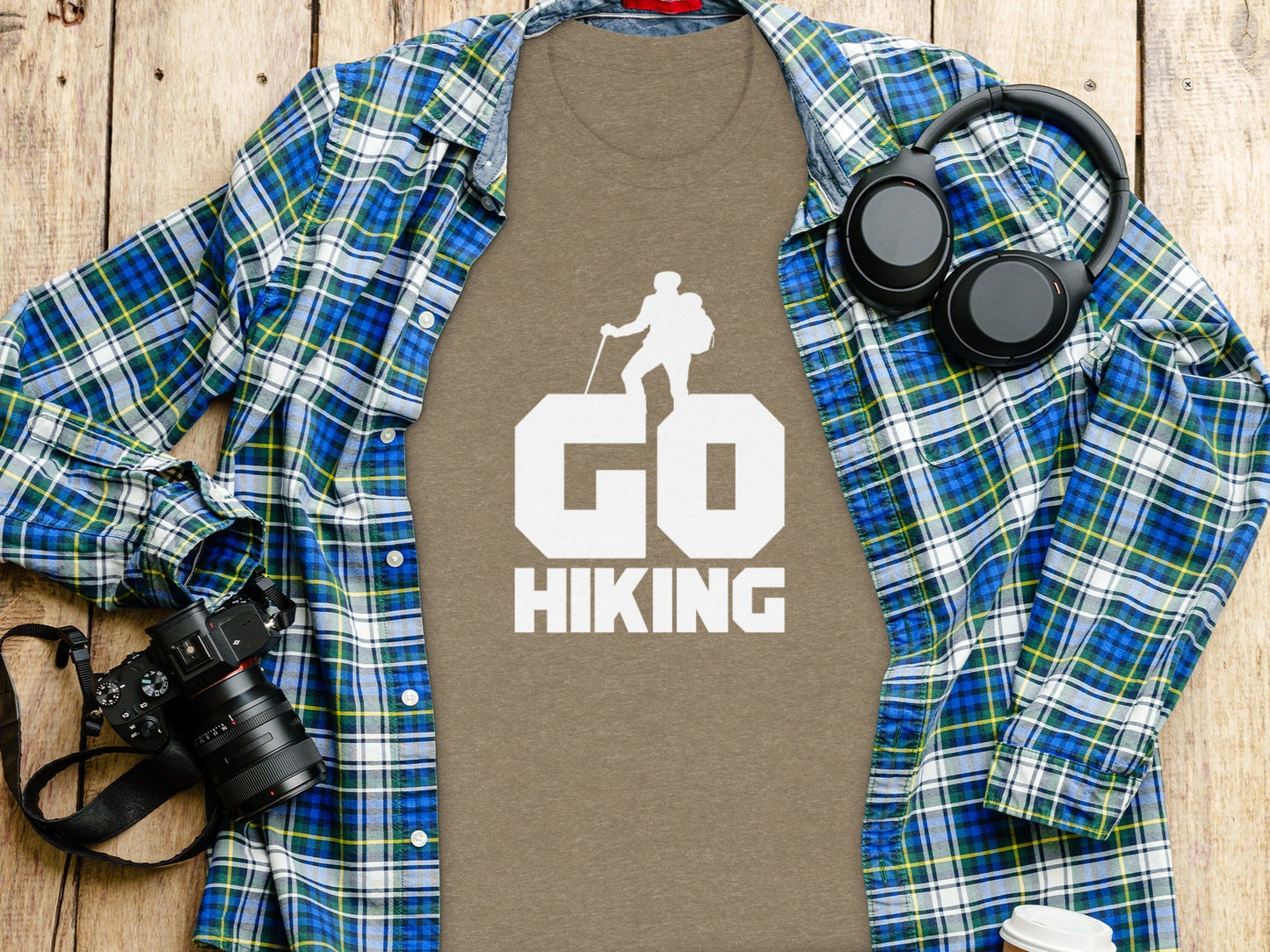 Go Hiking Motivation For Adventurous Hikers T-Shirt
