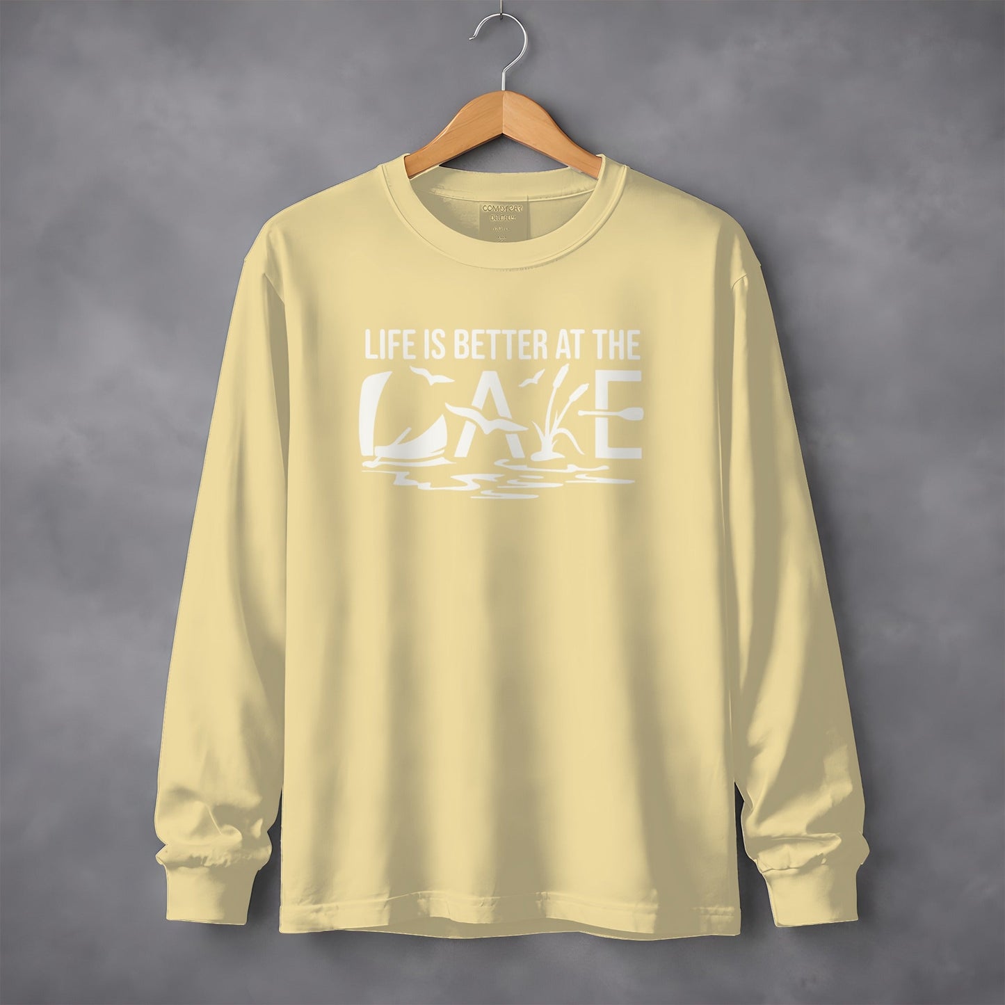 Life is Better at the Lake Outdoors Recreation Long Sleeve T-Shirt