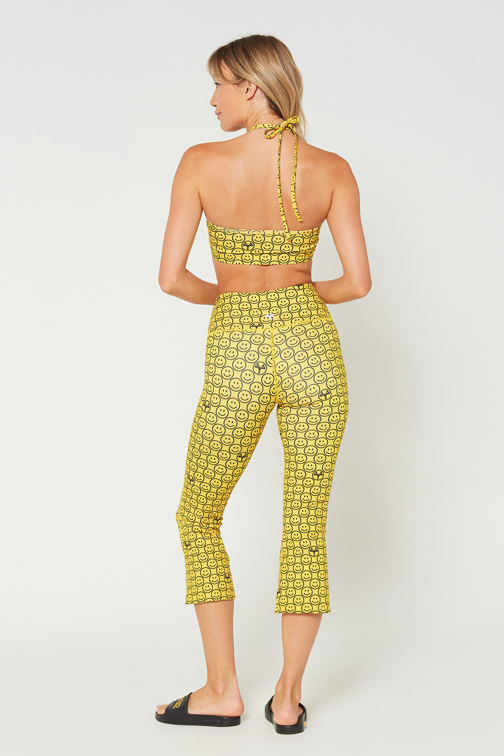 Halter Tie-Back Crop Top Made in USA