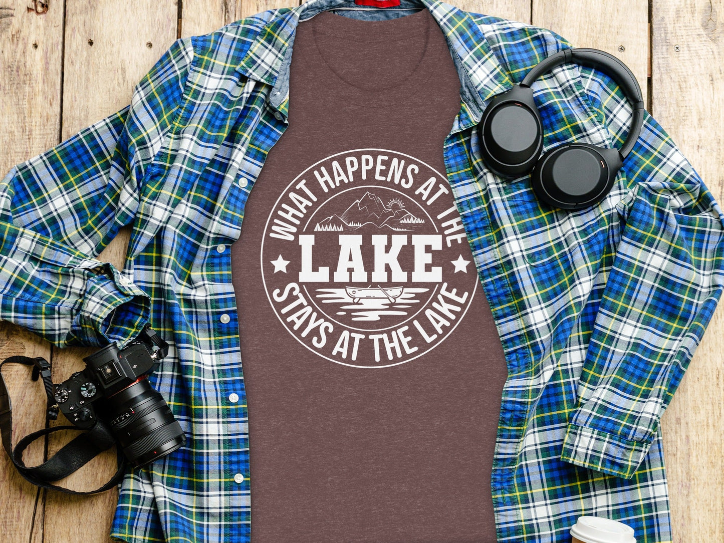 What Happens At The Lake Stays At The Lake Graphic T-Shirt