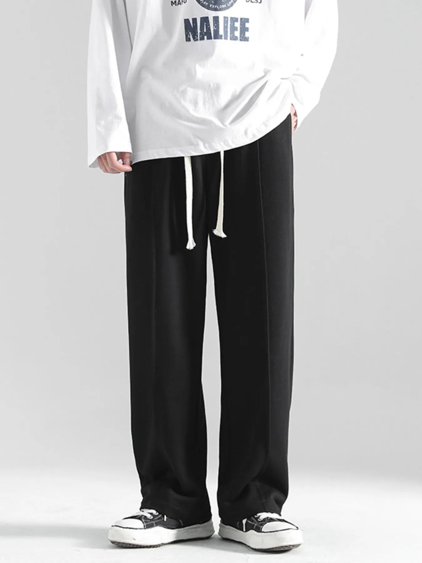 Men's Plus Size Casual Loose Fit Drawstring Sweatpants
