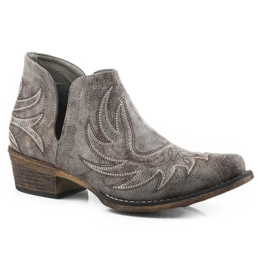 Roper Ava Vintage (Grey) - Women's Cowgirl Boot