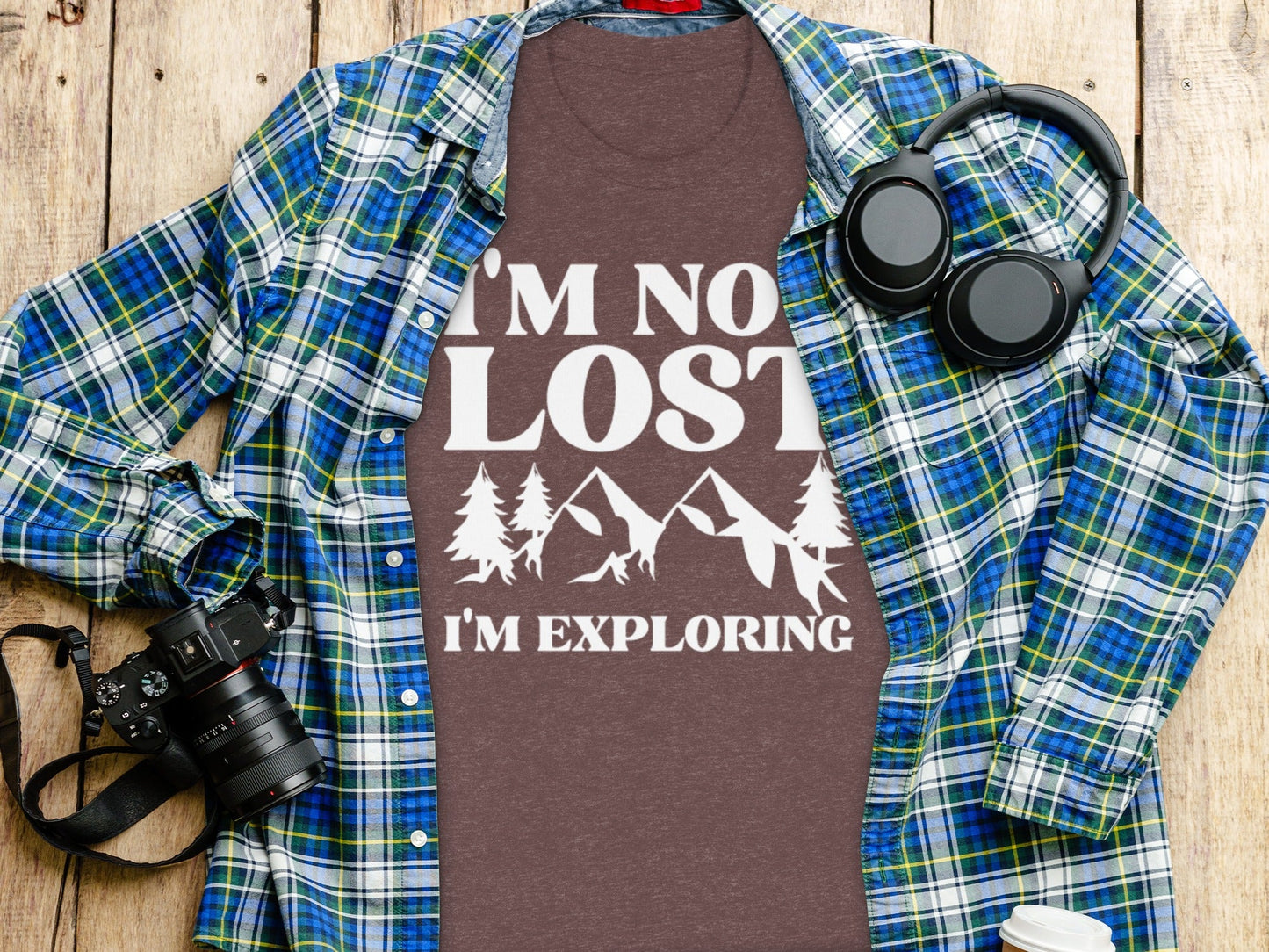 I Am Not Lost I Am Exploring Outdoors Nature T-Shirt