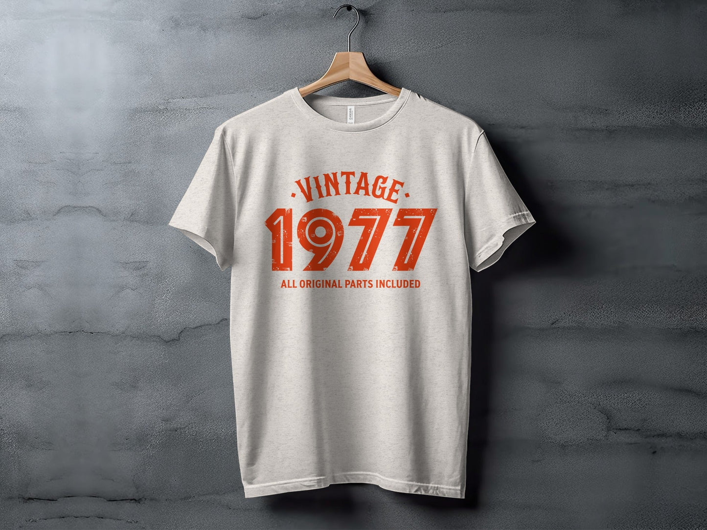 Vintage 1977 All Original Parts Included Design T-Shirt