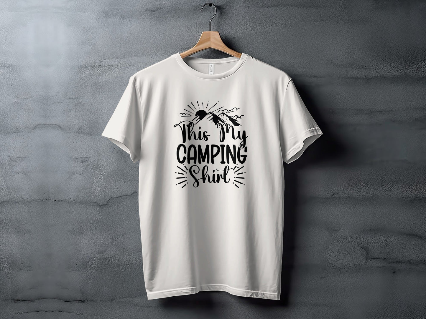 This My Camping Shirt Design Featuring Mountain Graphics T-Shirt