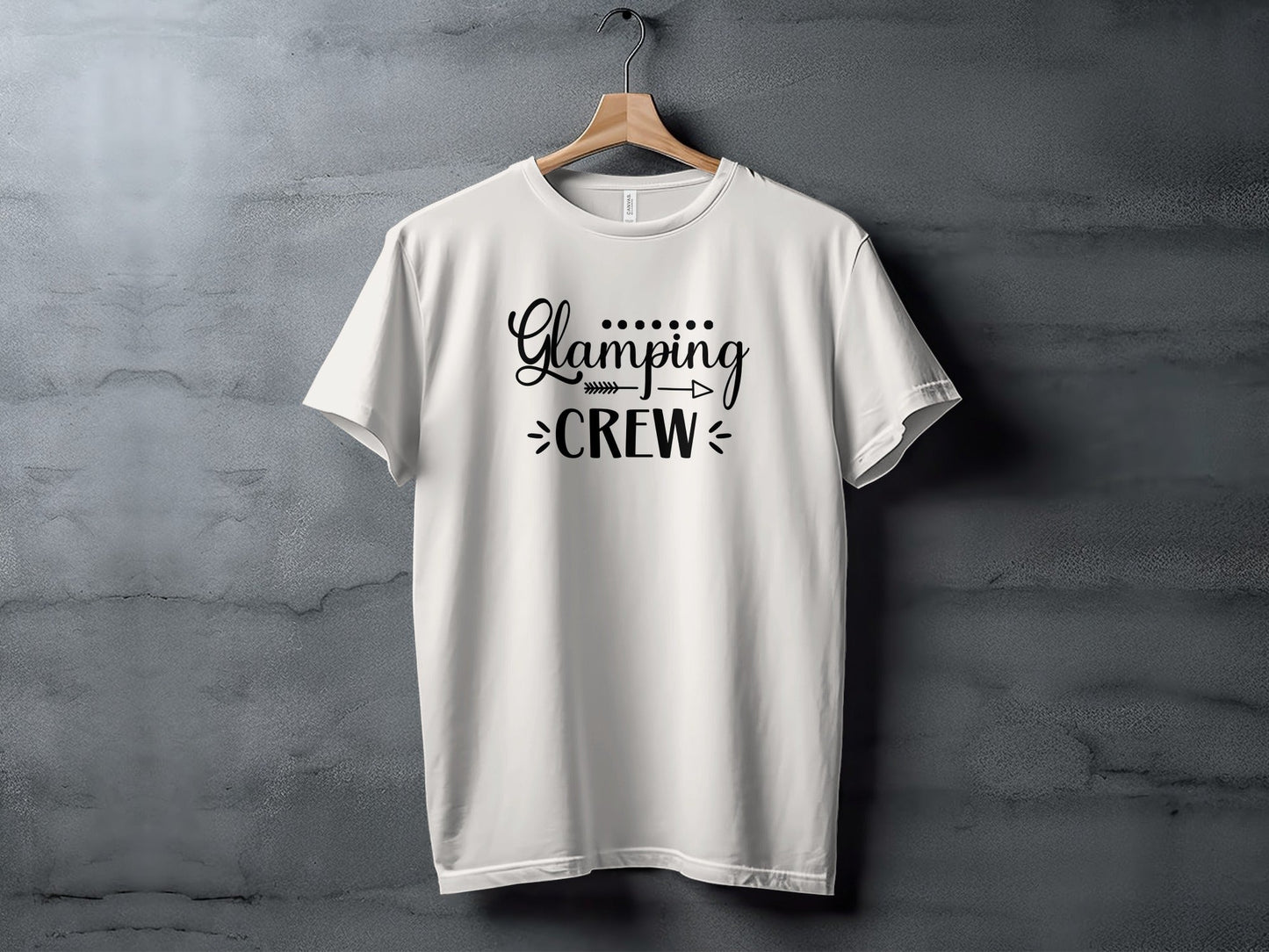Glamping Crew Camping with Friends Family Outdoors T-Shirt