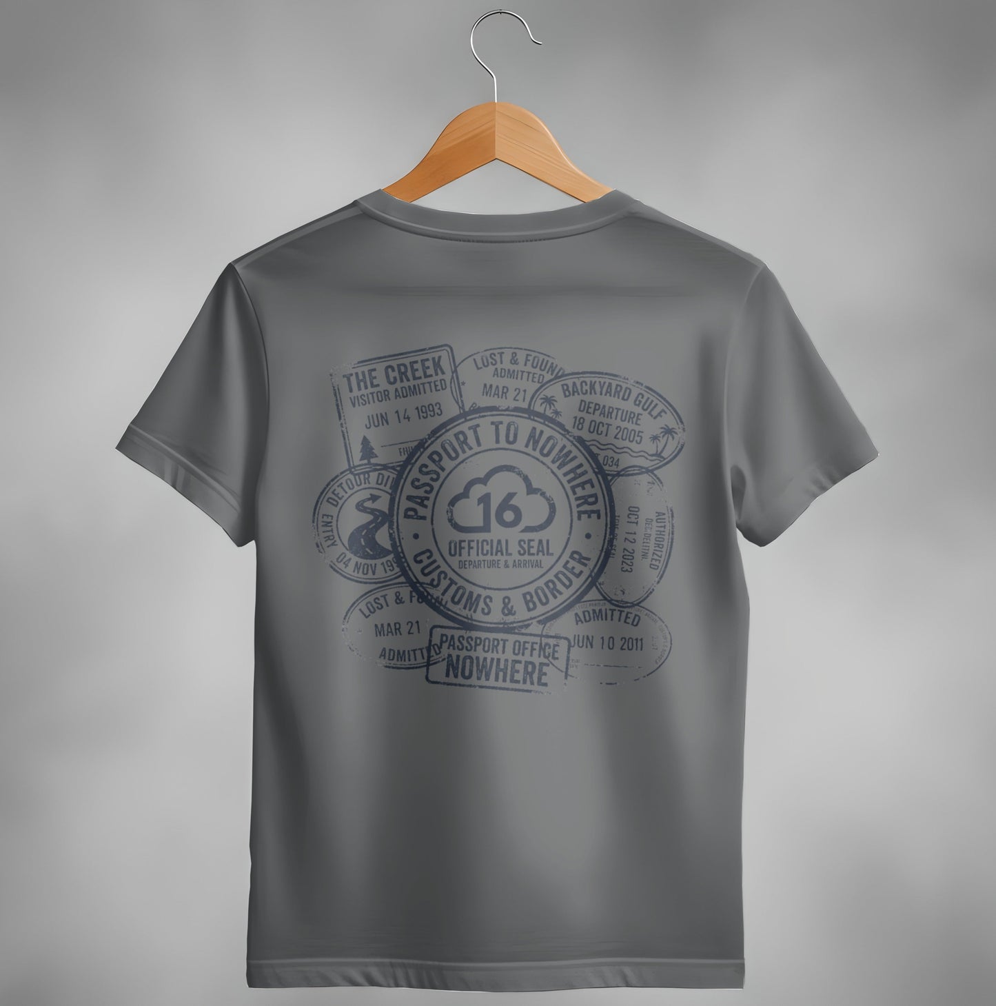 Passport to Nowhere Stamp T-Shirt