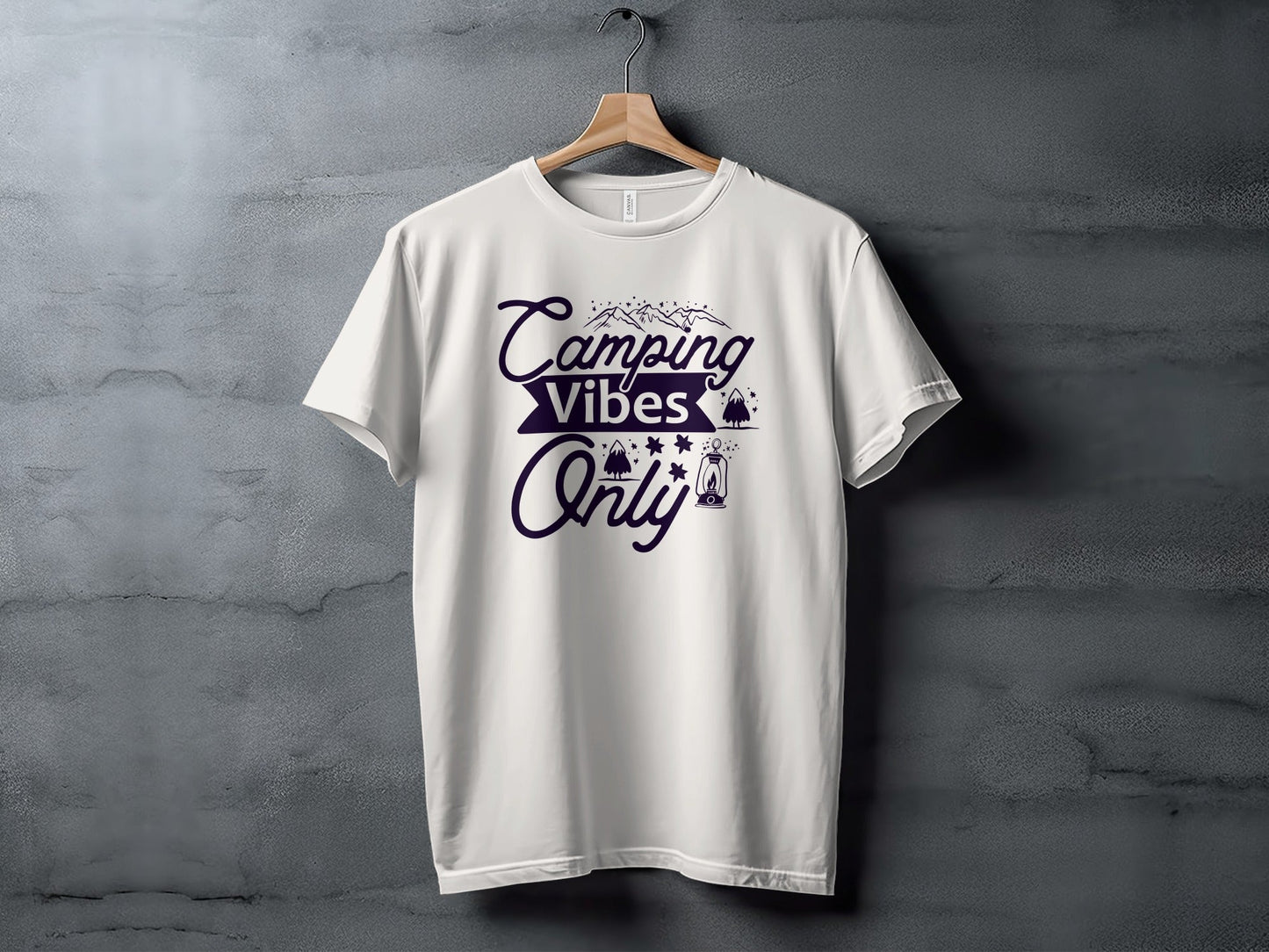 Camping Vibes Only Graphic Adventure Outdoor T-Shirt