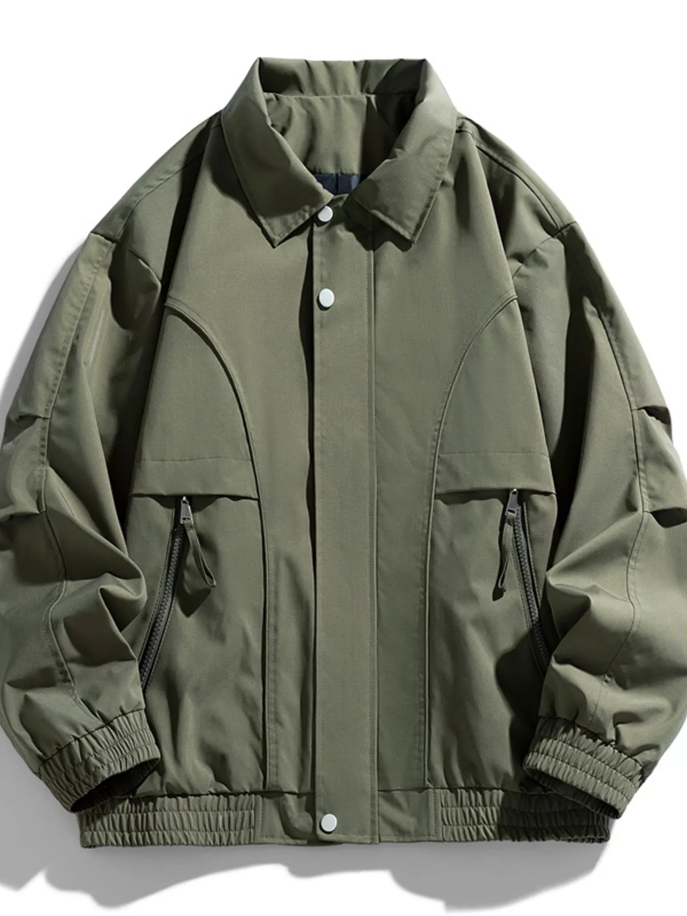 Men's Plus Size Casual Lightweight Long Sleeve Jacket