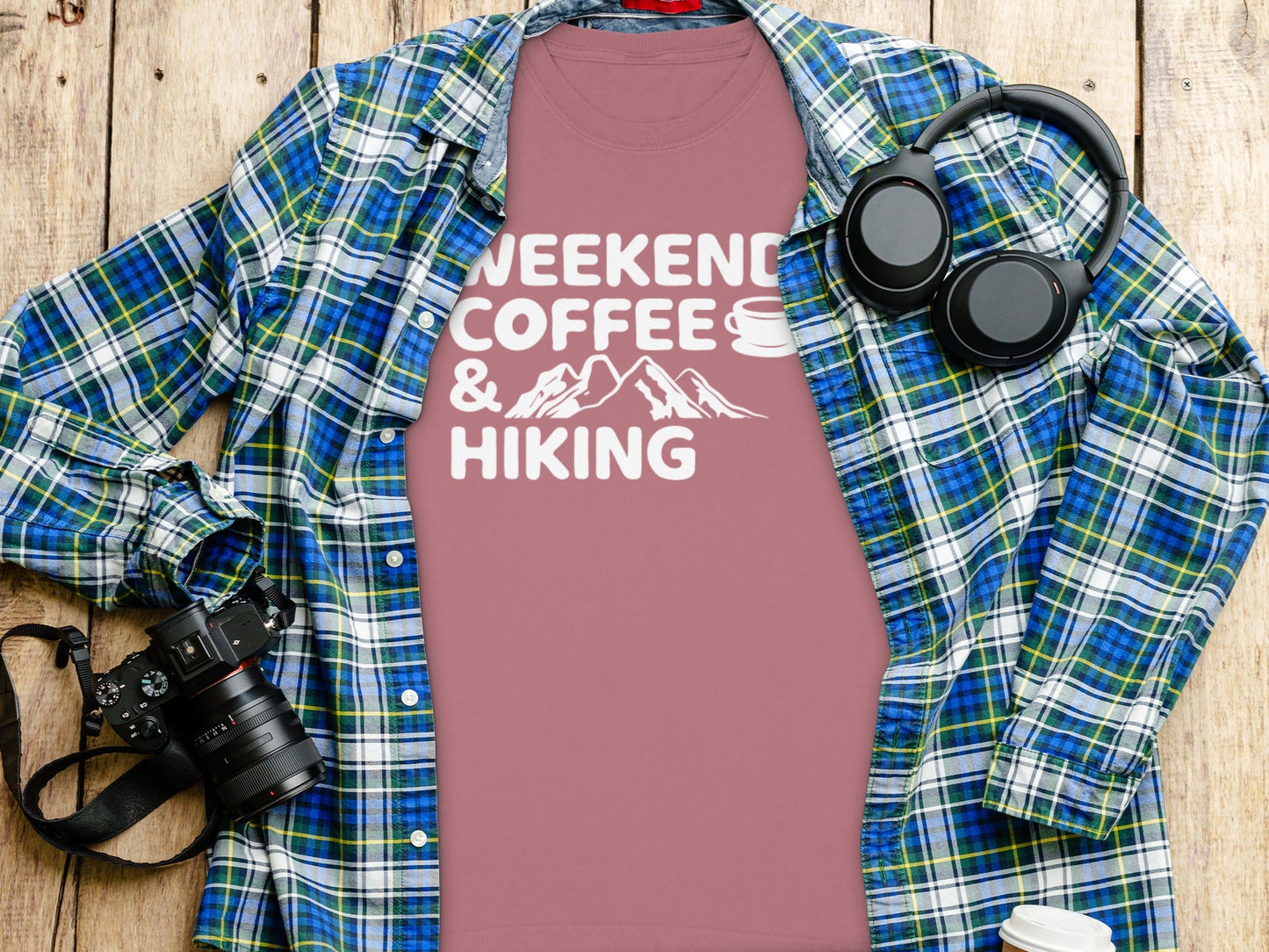 Weekends Coffee and Hiking Adventure Long Sleeve T-Shirt