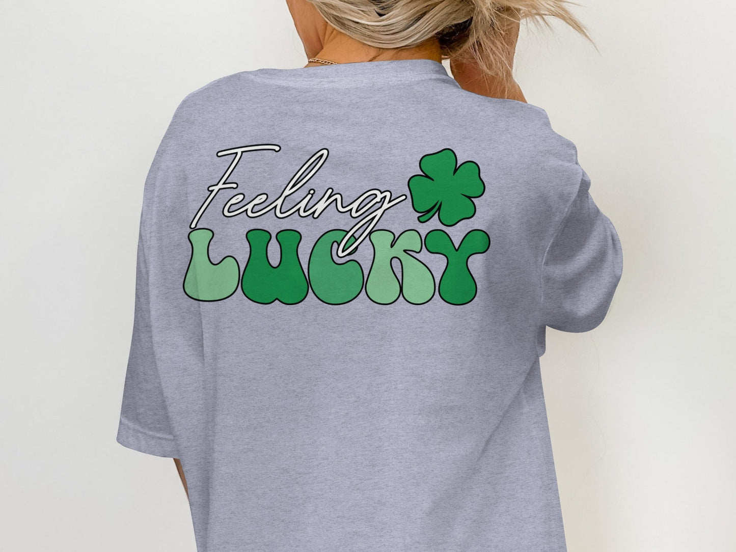 Scrappy Malone's Bar, Irish Pub, Shamrock, Round, Green, Vintage