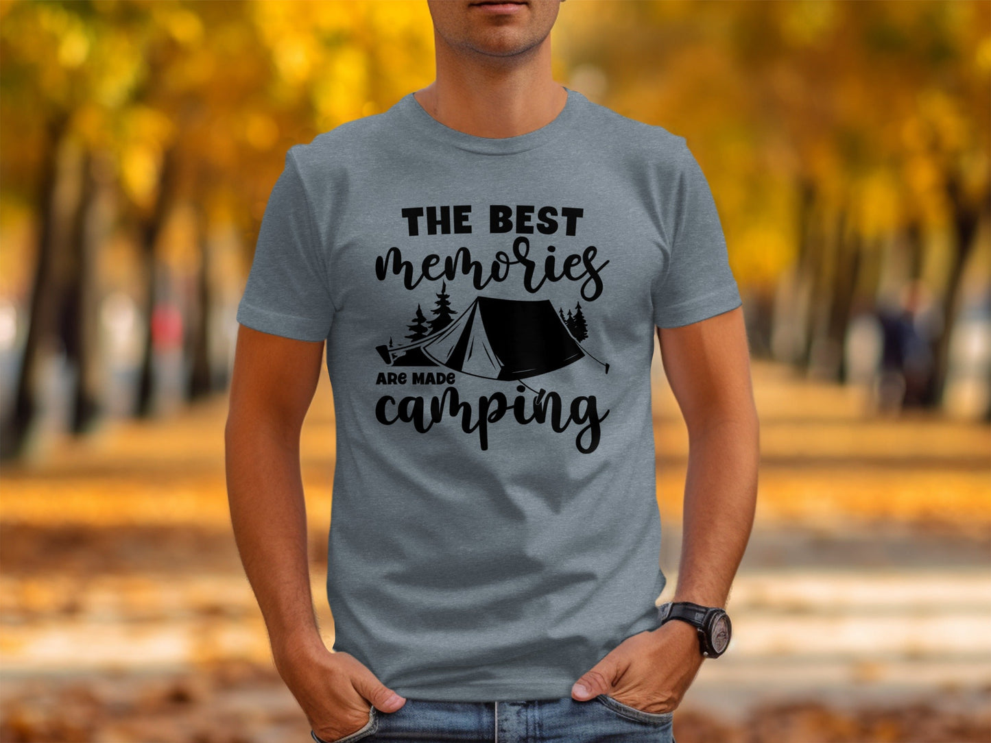The Best Memories Are Made Camping Outdoors T-Shirt