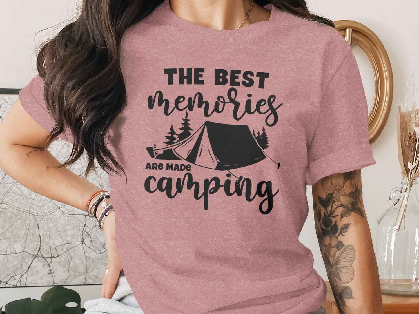 The Best Memories Are Made Camping Outdoors T-Shirt
