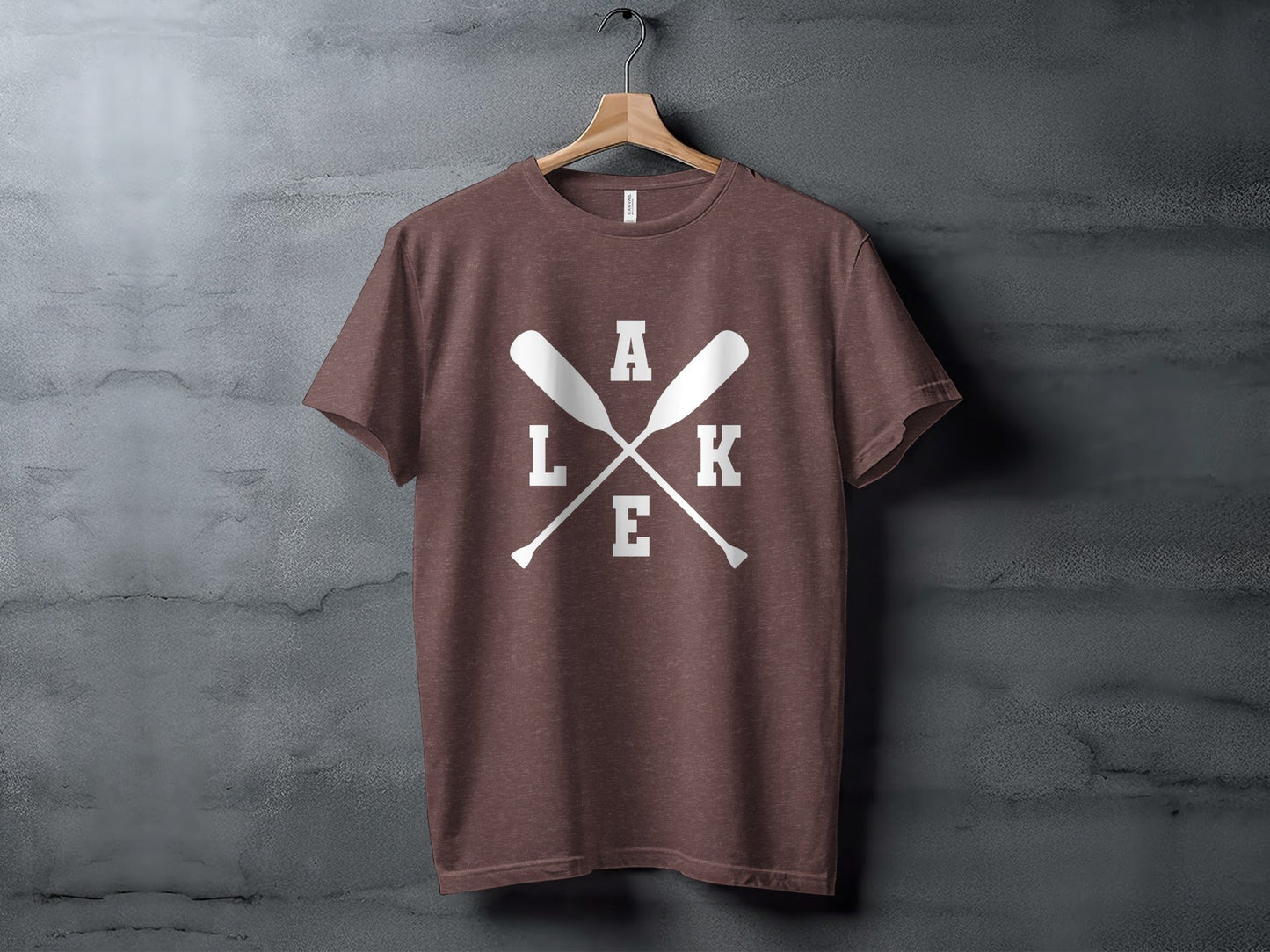 A Lake With Paddle Outdoors Adventure Summer Vacation T-Shirt