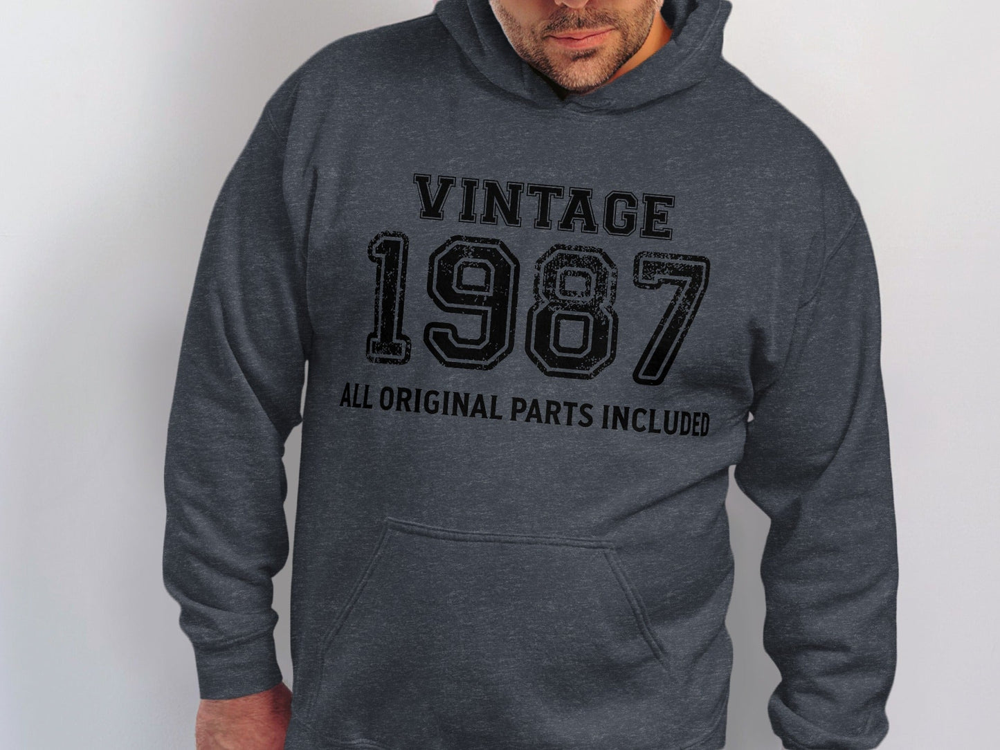 Vintage 1987 All Original Parts Included Design Hoodie