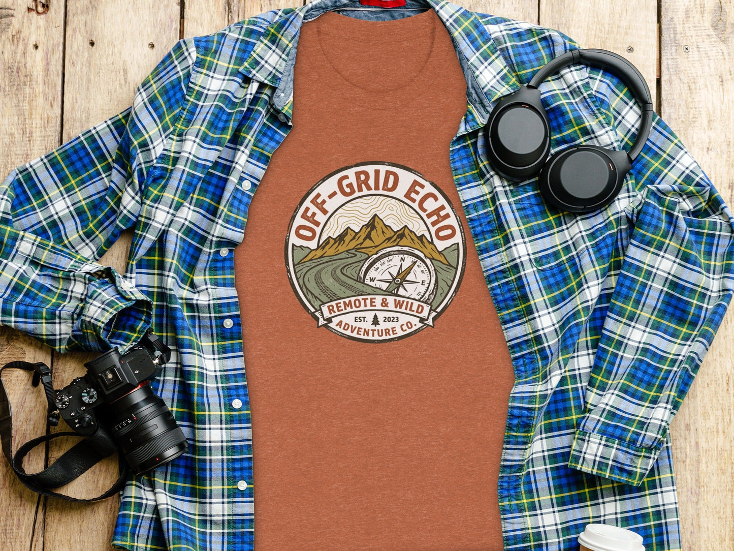 Off-Grid Echo Explorer: The Explorer's Adventure Tee