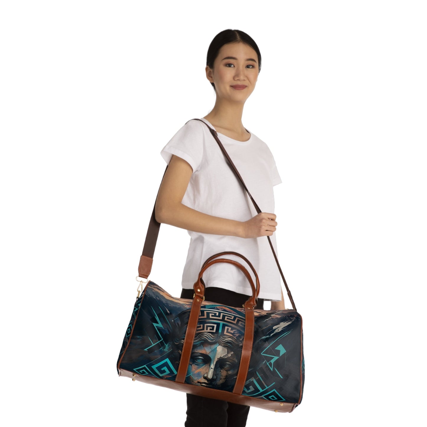 Greek God Waterproof Travel Bag
