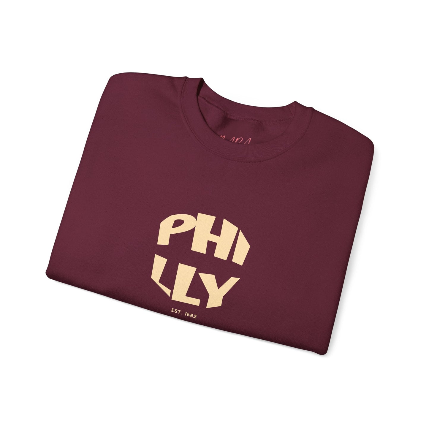Cool PHILLY Crewneck Sweatshirt,  Philadelphia Apparel