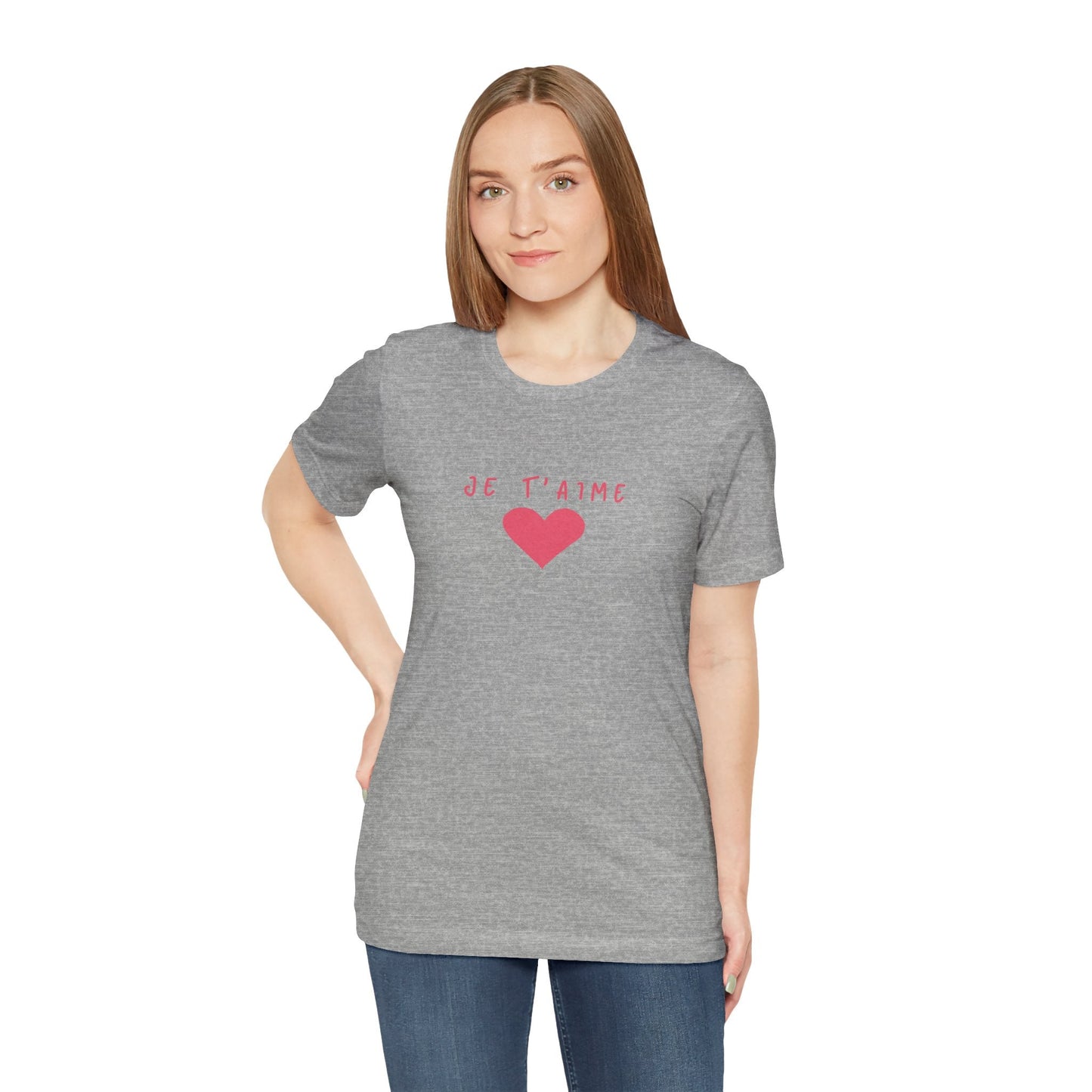 French Graphic Tee - Je T'aime T-Shirt