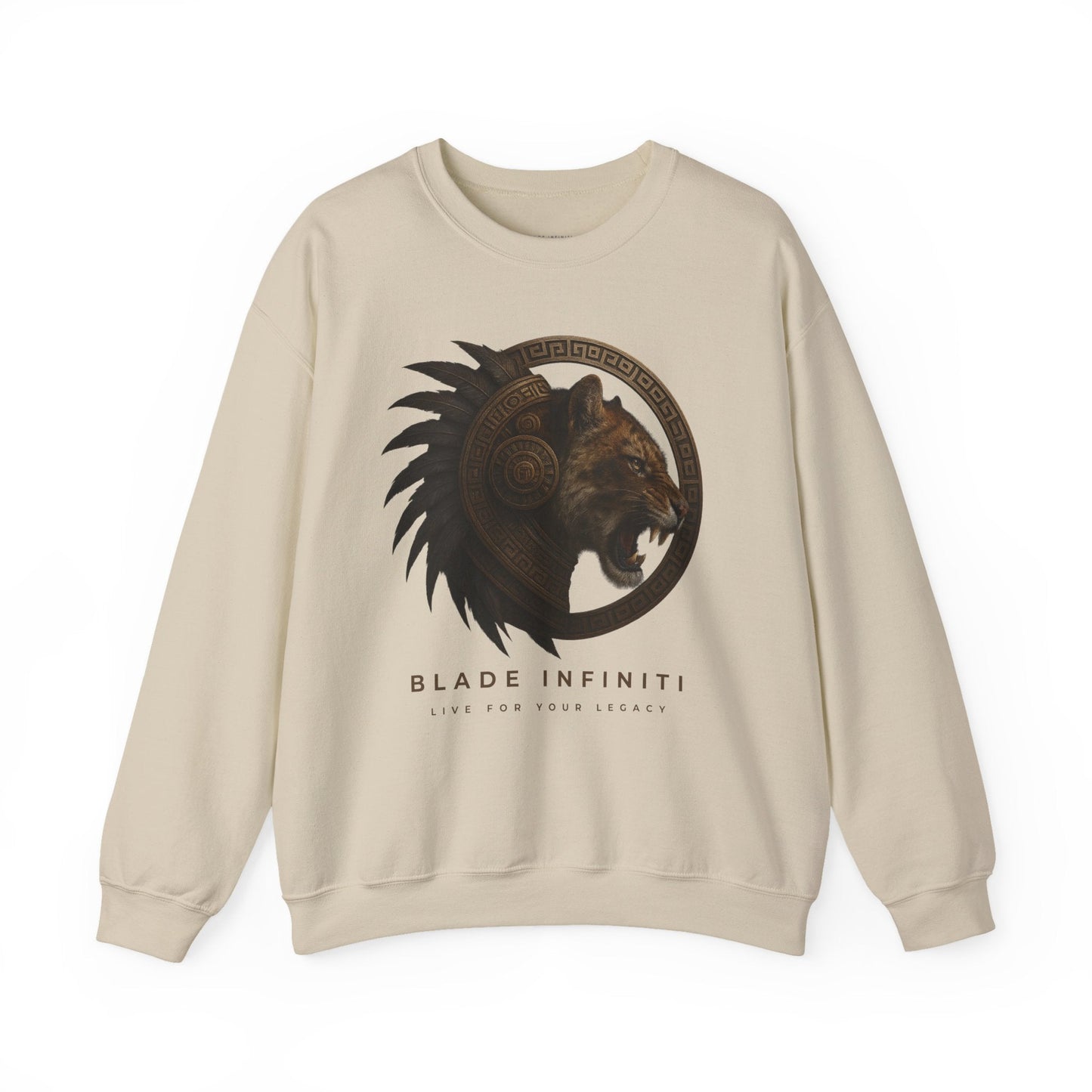 Aztec Tiger Unisex Crewneck Sweater