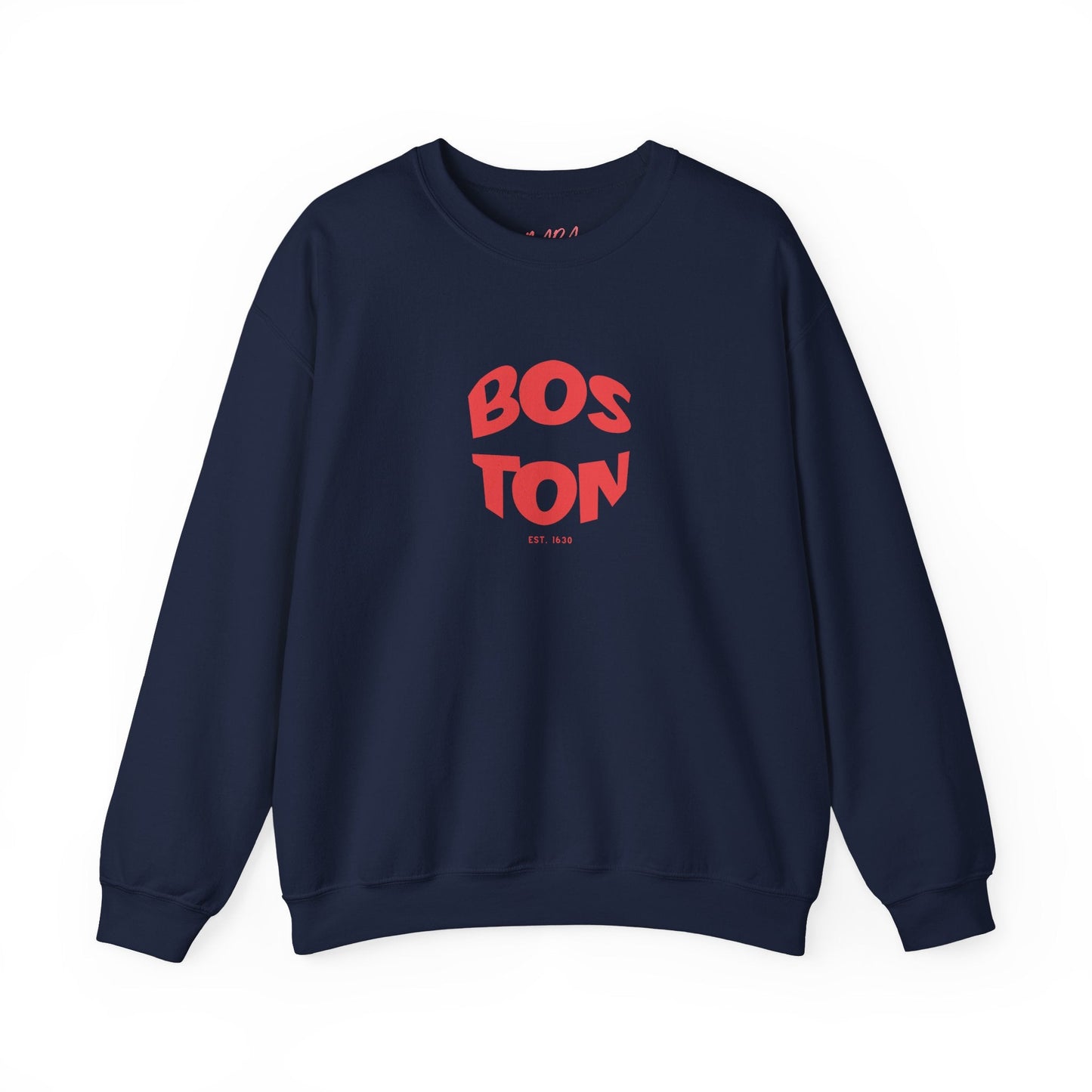 Cool BOSTON Crewneck Sweatshirt