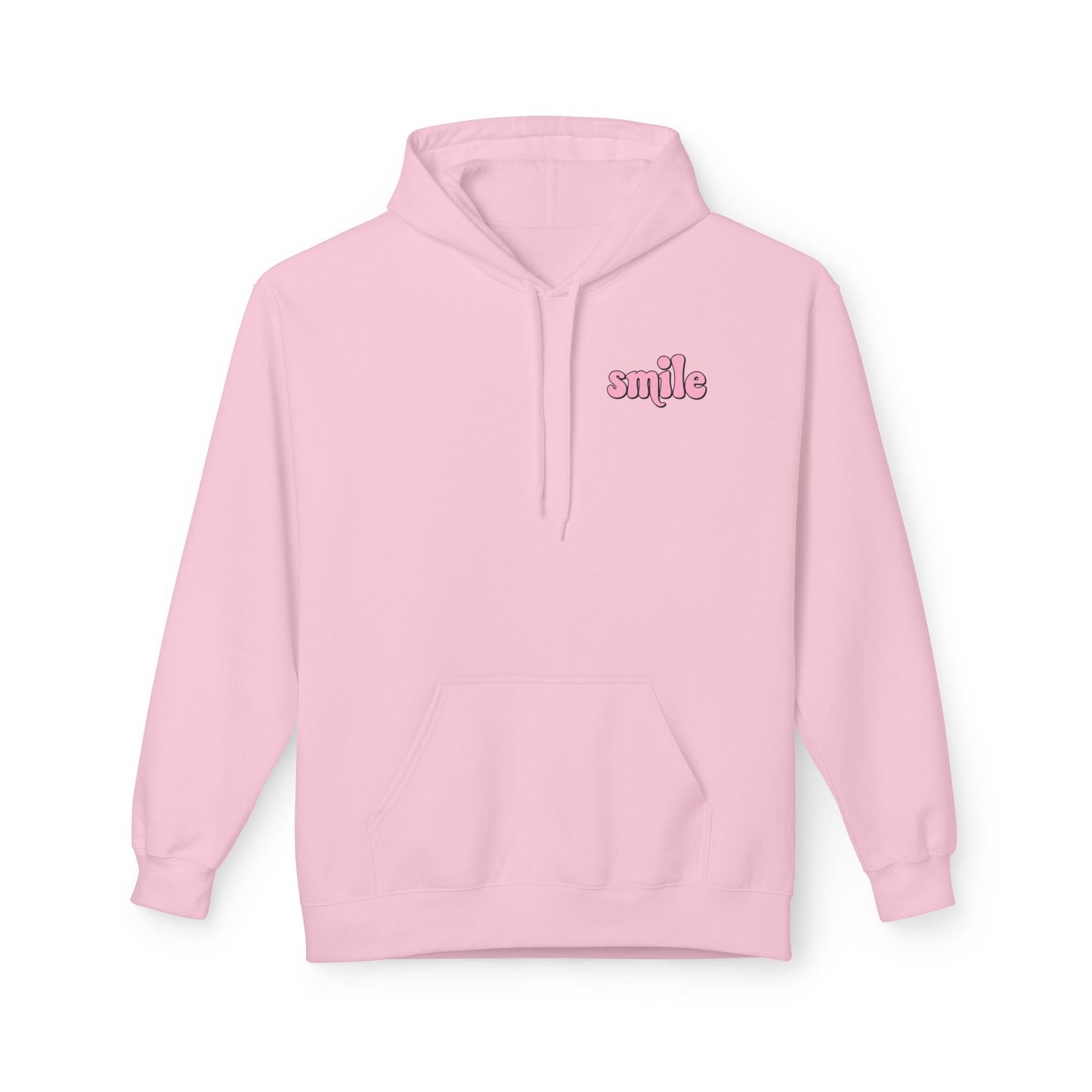 Smiley Flower Hoodie - Womens Fleece Hoodie
