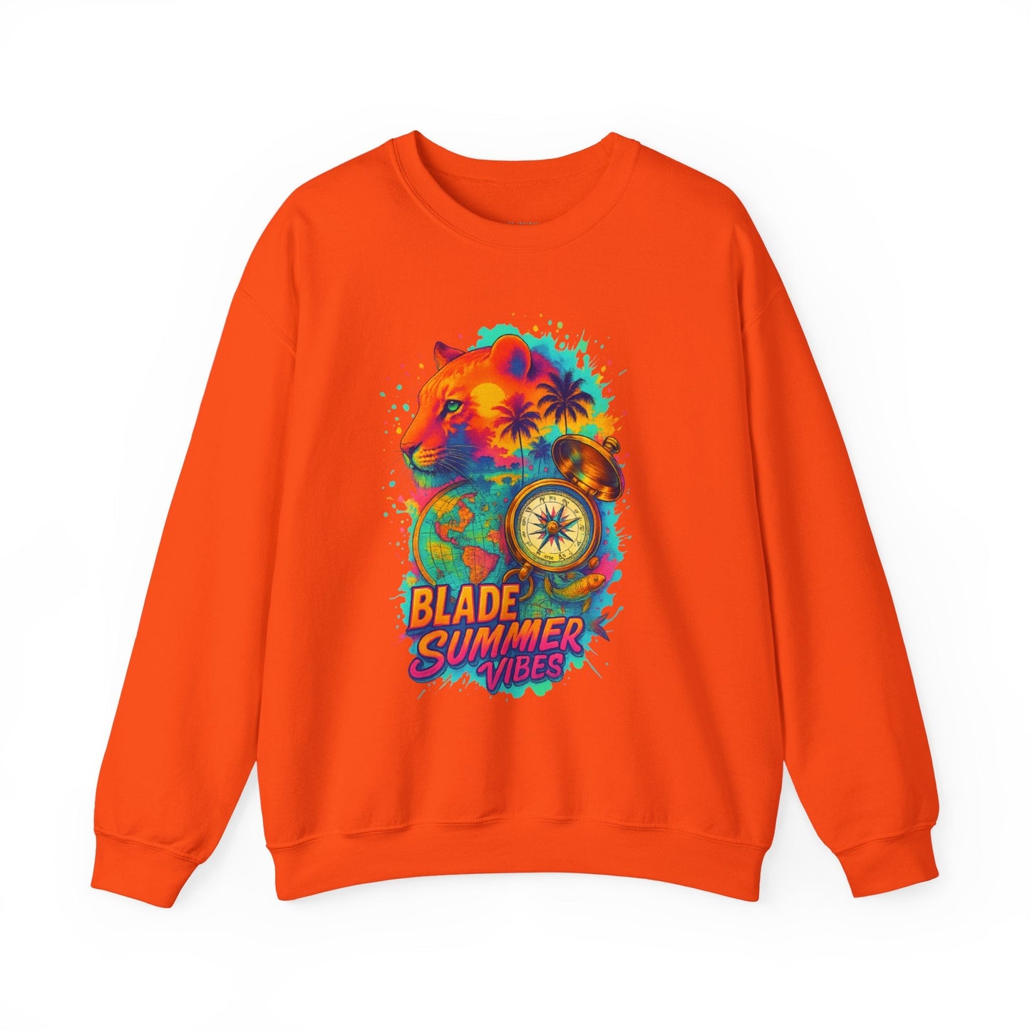 Primal Palms V1 Lion Unisex Crewneck Sweater