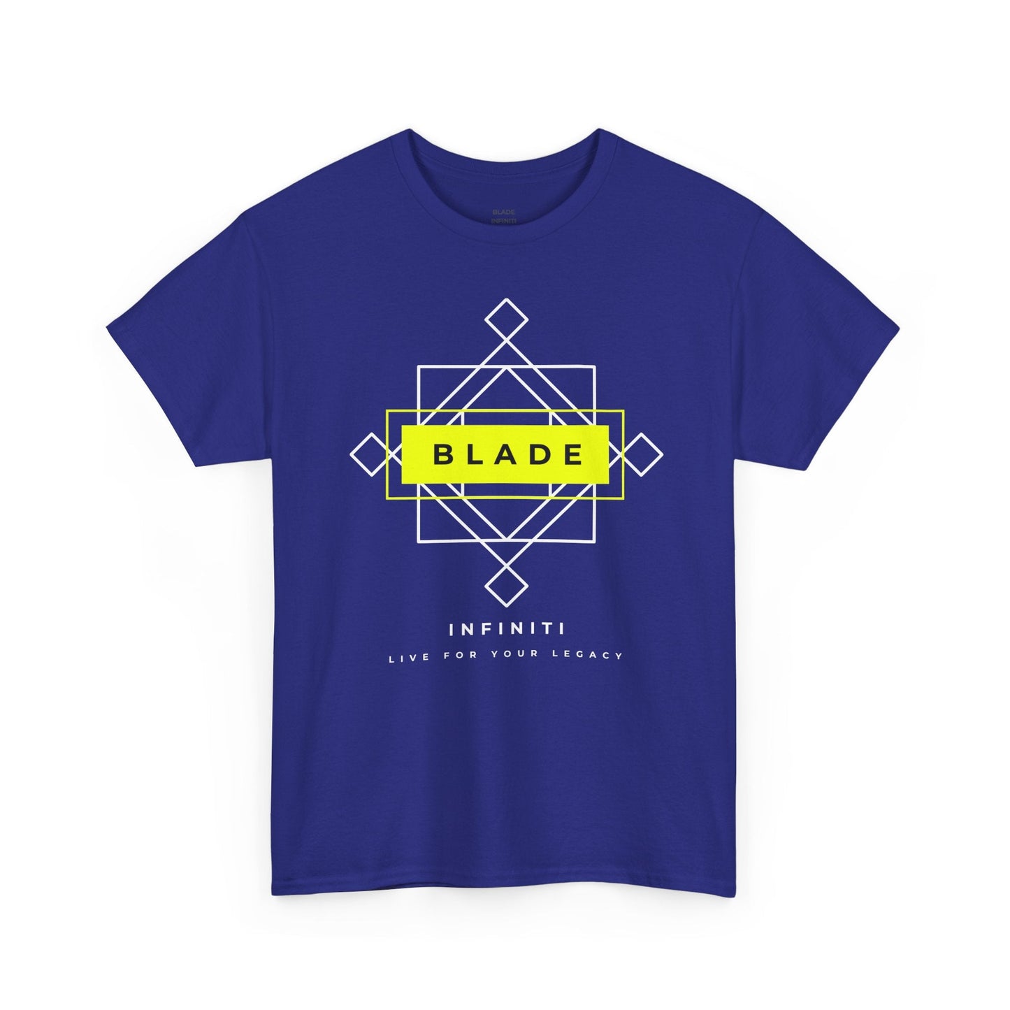 Geometric Infiniti Neon Green/White T-Shirt