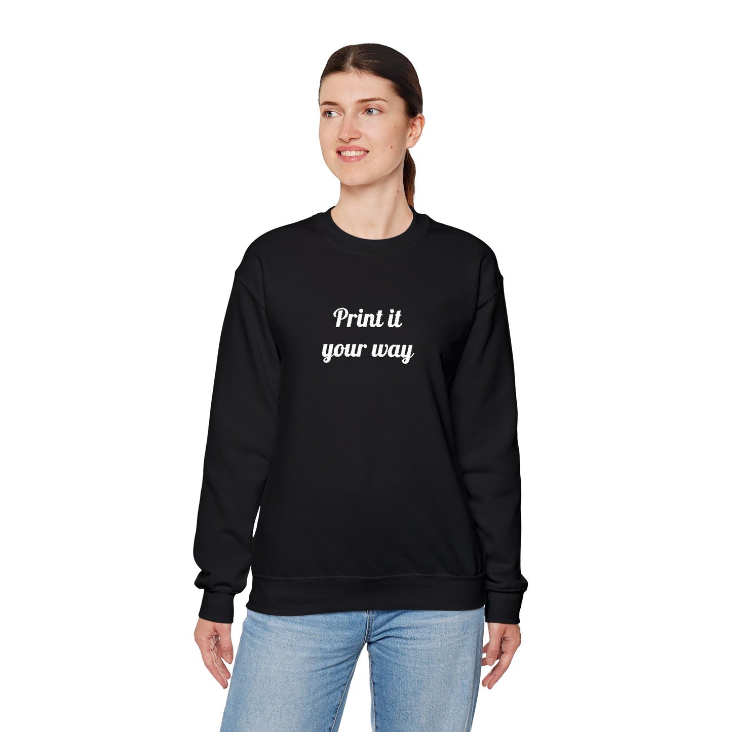 Embroidery Personalization - Unisex Crewneck Sweater (Make It Yours)