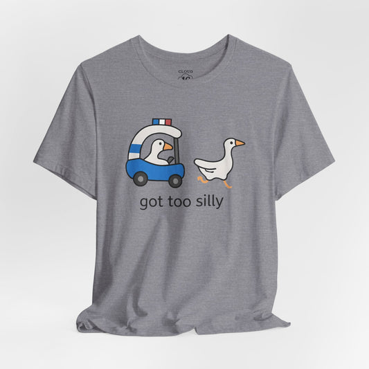 Silly Goose Graphic Tee – Funny Unisex Cotton T-Shirt
